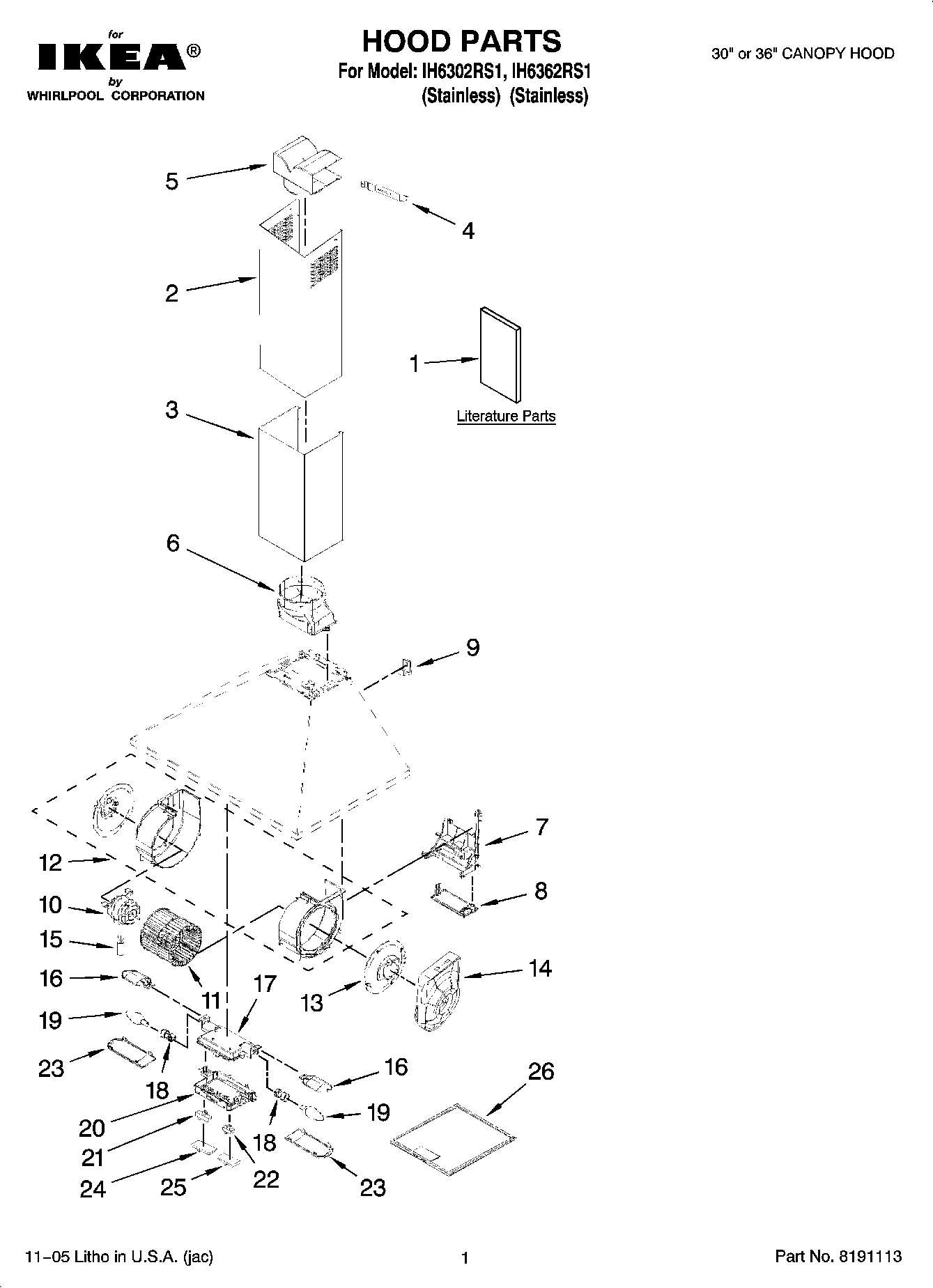 01 - HOOD PARTS