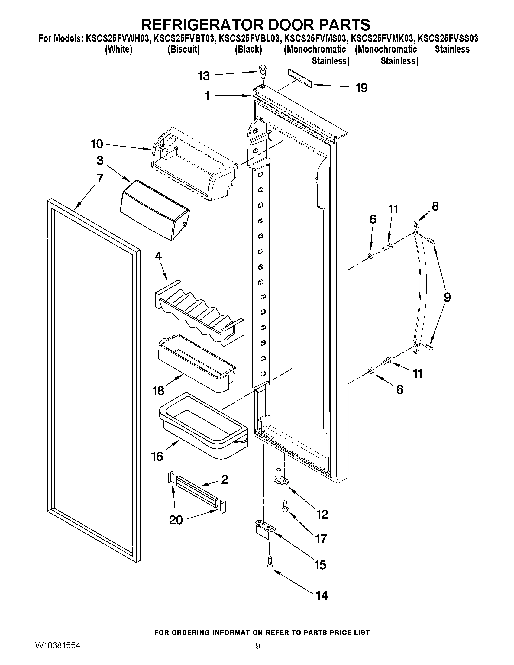 06 - REFRIGERATOR DOOR PARTS