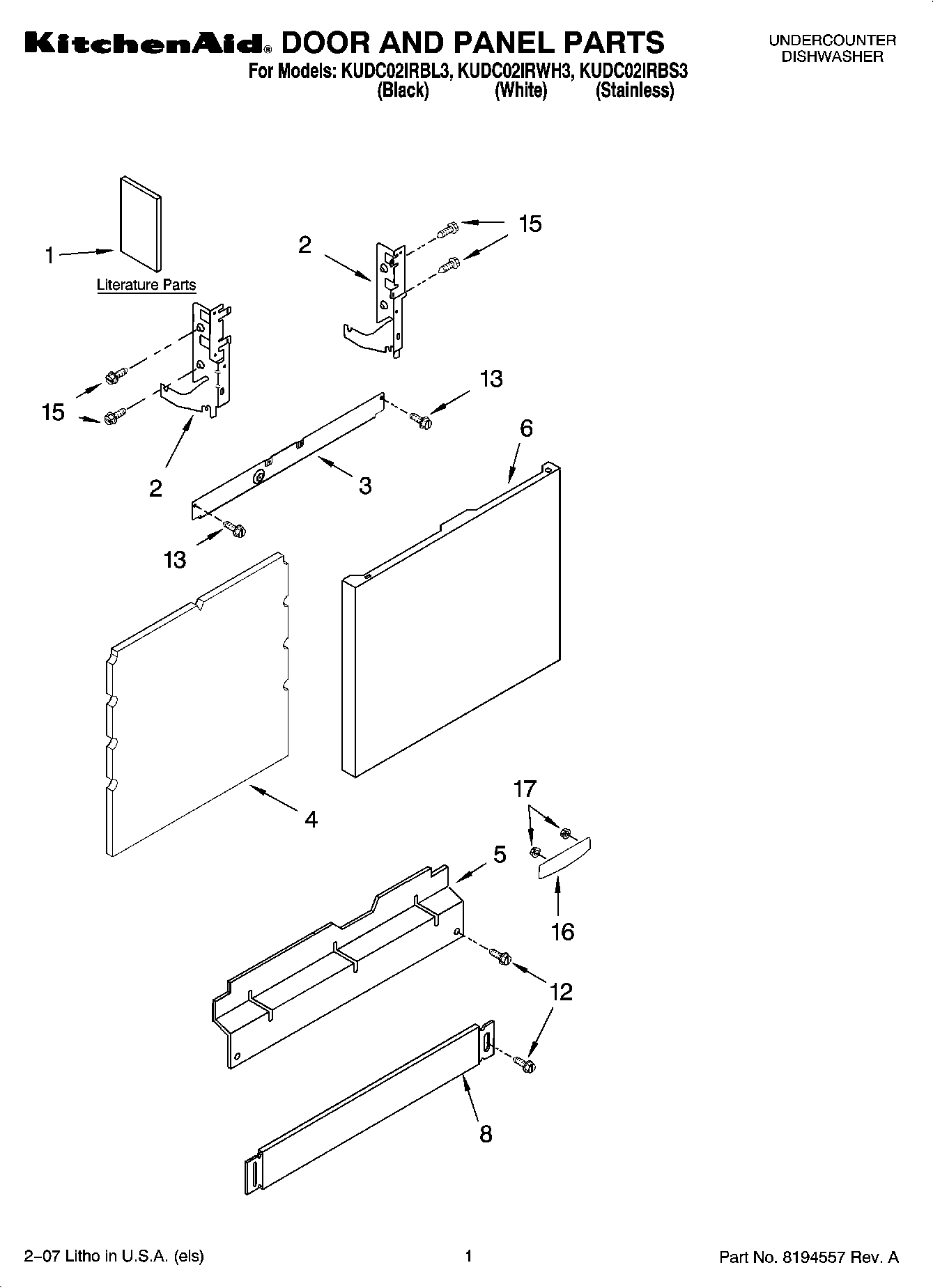 01 - DOOR AND PANEL PARTS