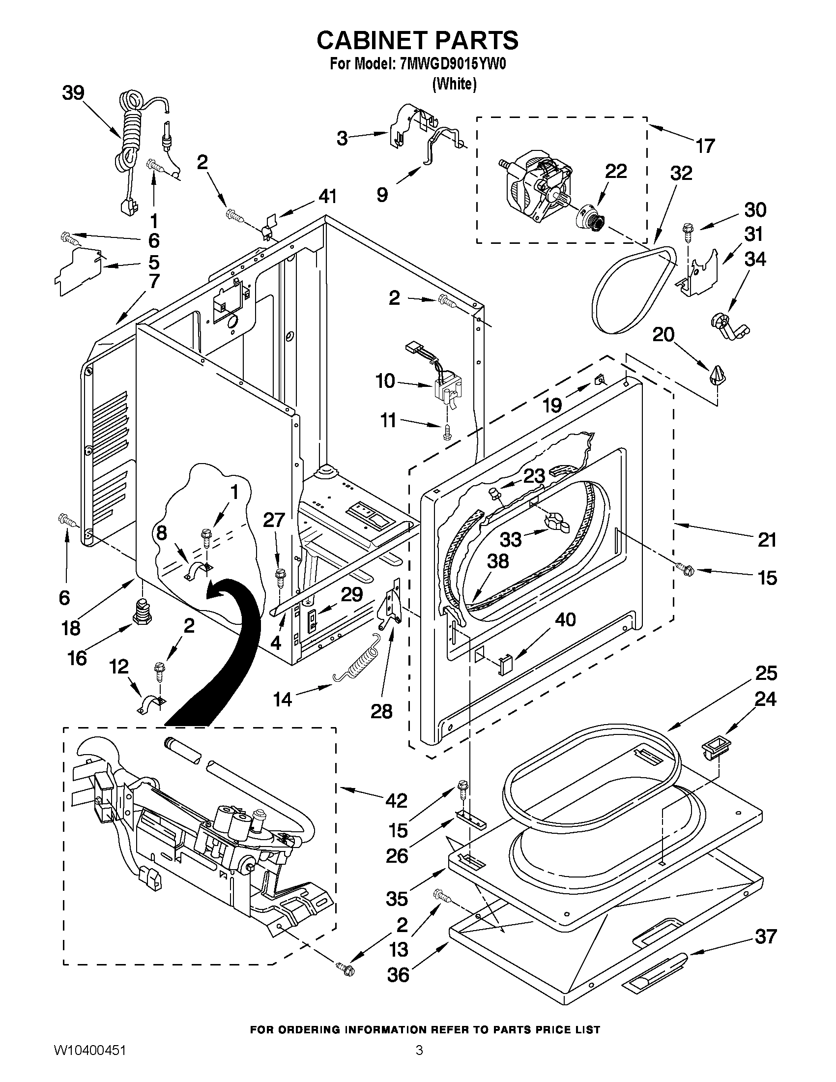 02 - CABINET PARTS