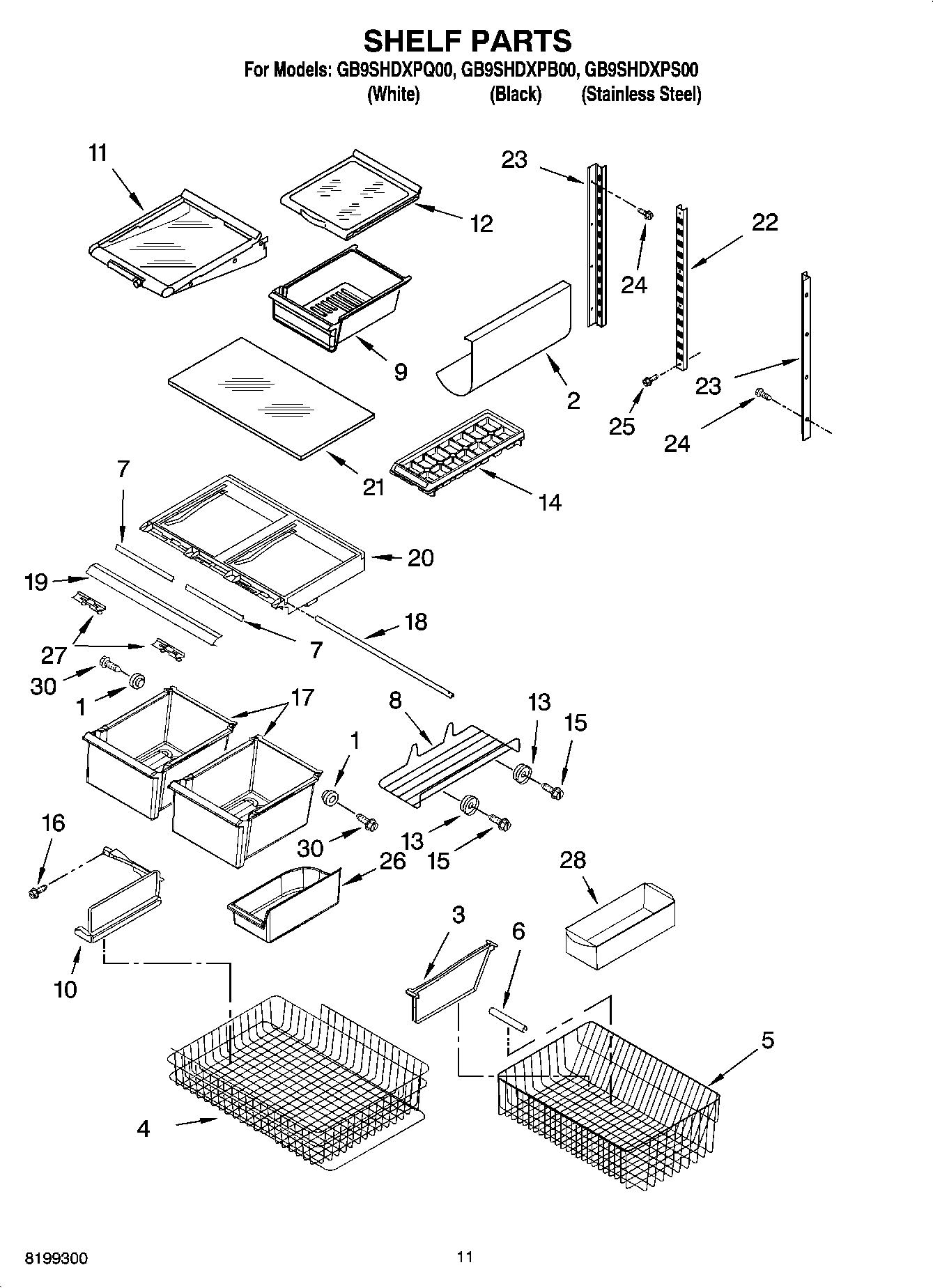 07 - SHELF PARTS, OPTIONAL PARTS