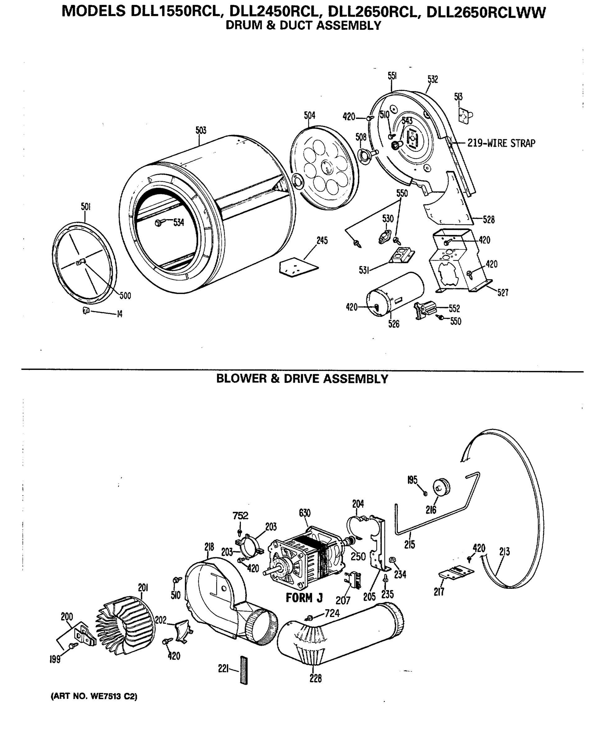 DRUM & DUCT ASSEMBLY