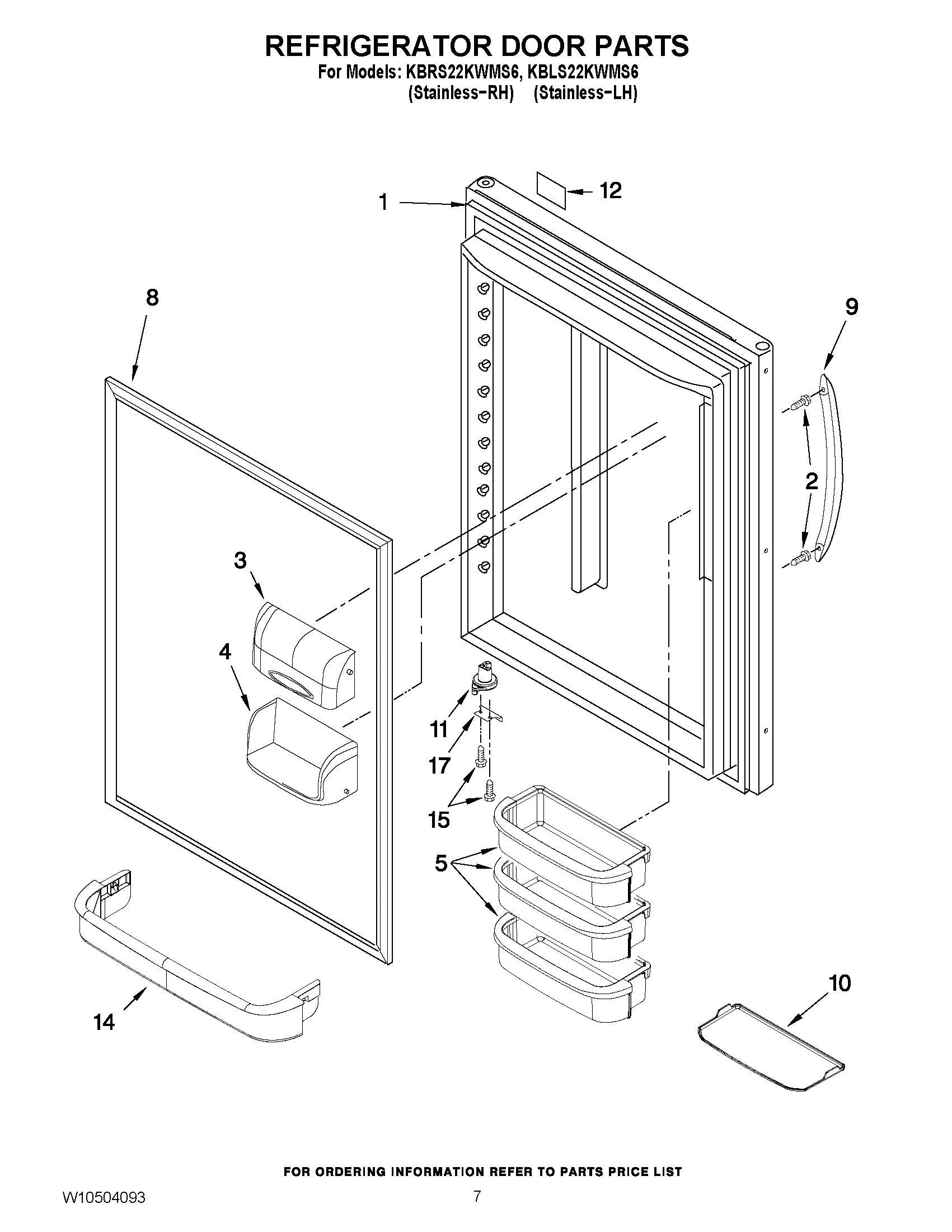 05 - REFRIGERATOR DOOR PARTS