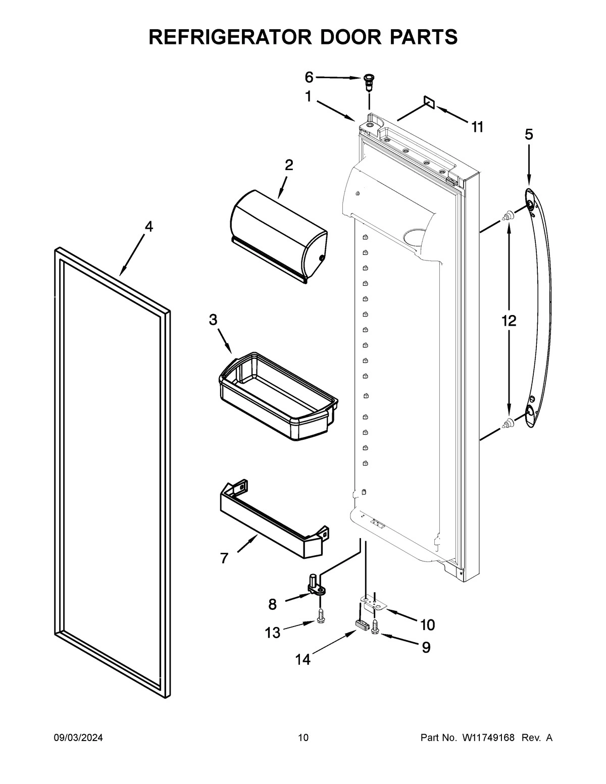 06 - REFRIGERATOR DOOR PARTS