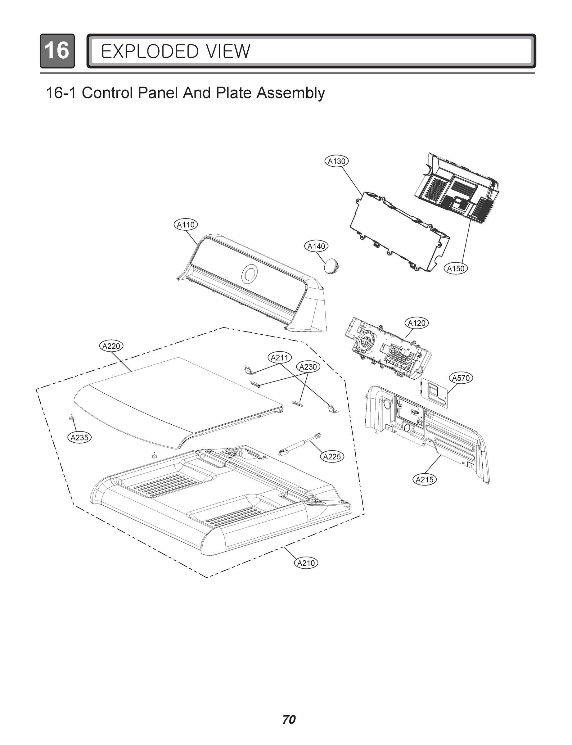 CONTROL PANEL AND PLATE ASSEMBLY