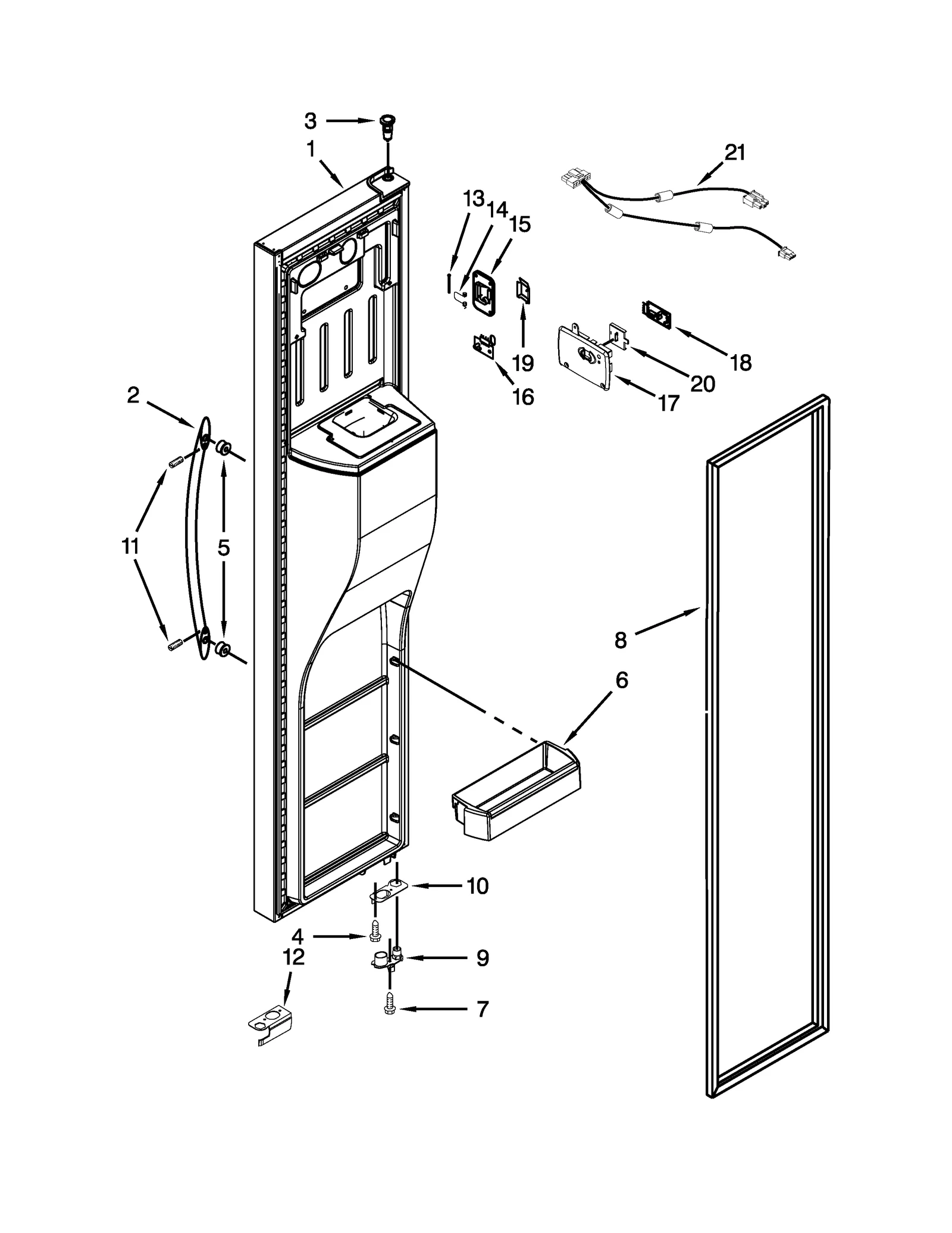 FREEZER DOOR PARTS