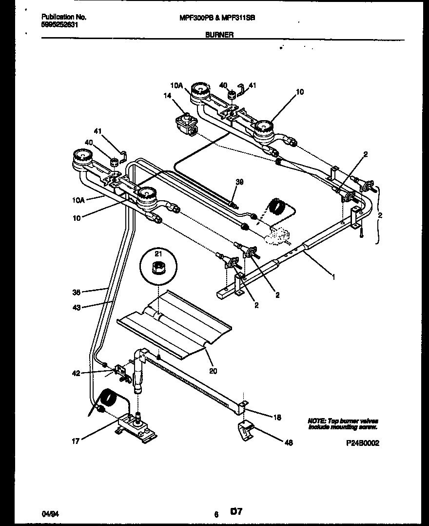 04 - BURNER, MANIFOLD AND GAS CONTROL