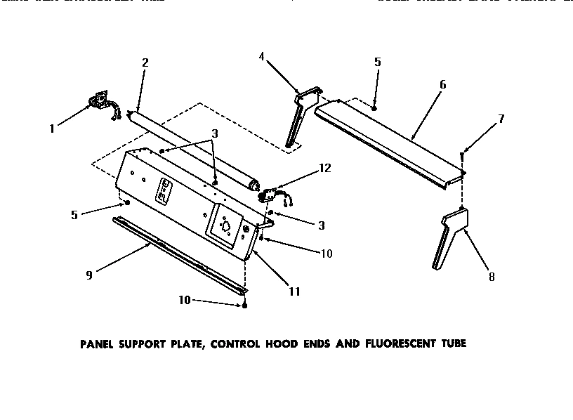19 - PAN SUPP PLT/CTRL HOOD ENDS & FLOUR TUBE