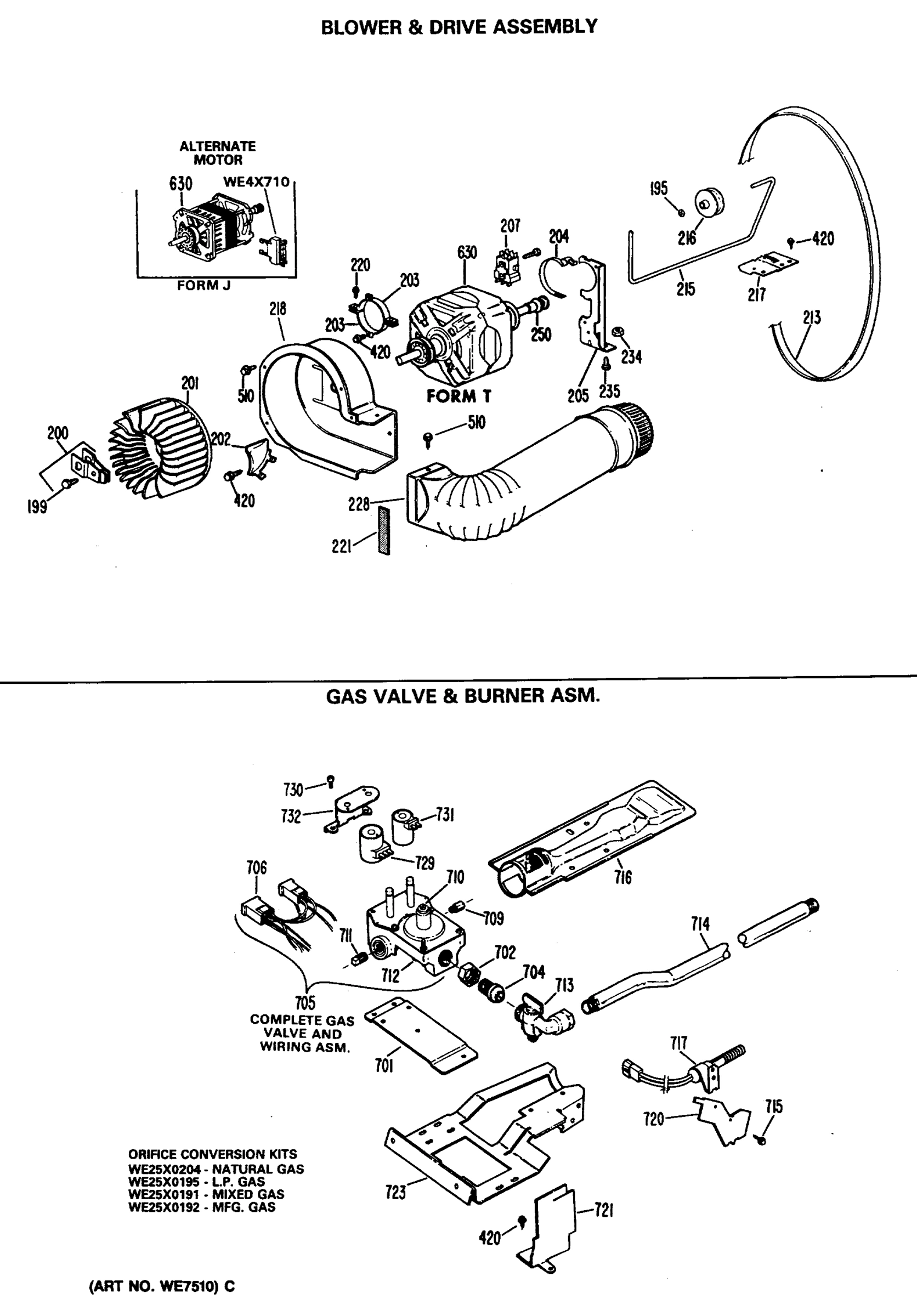 BLOWER & DRIVE ASSEMBLY