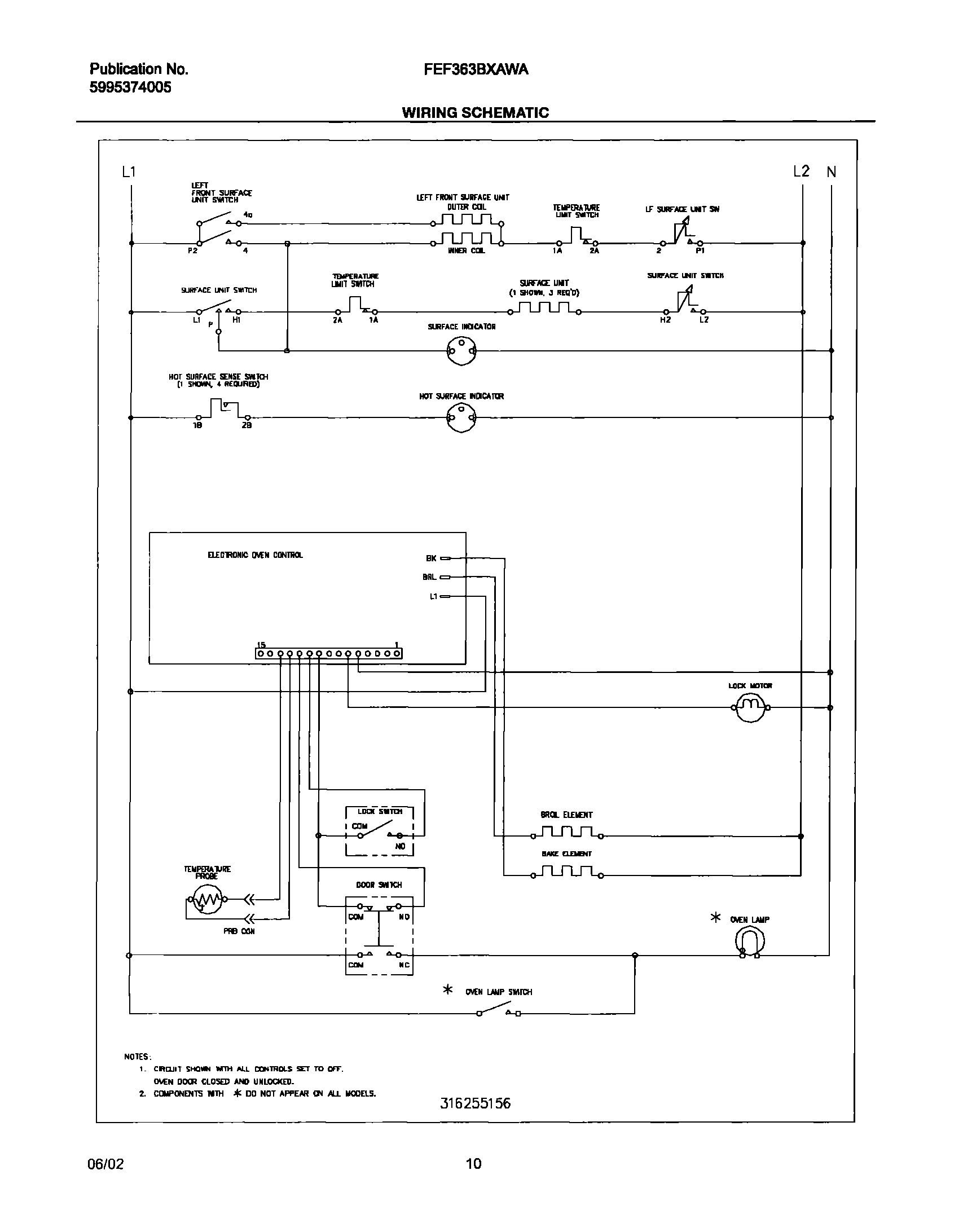 10 - WIRING SCHEMATIC
