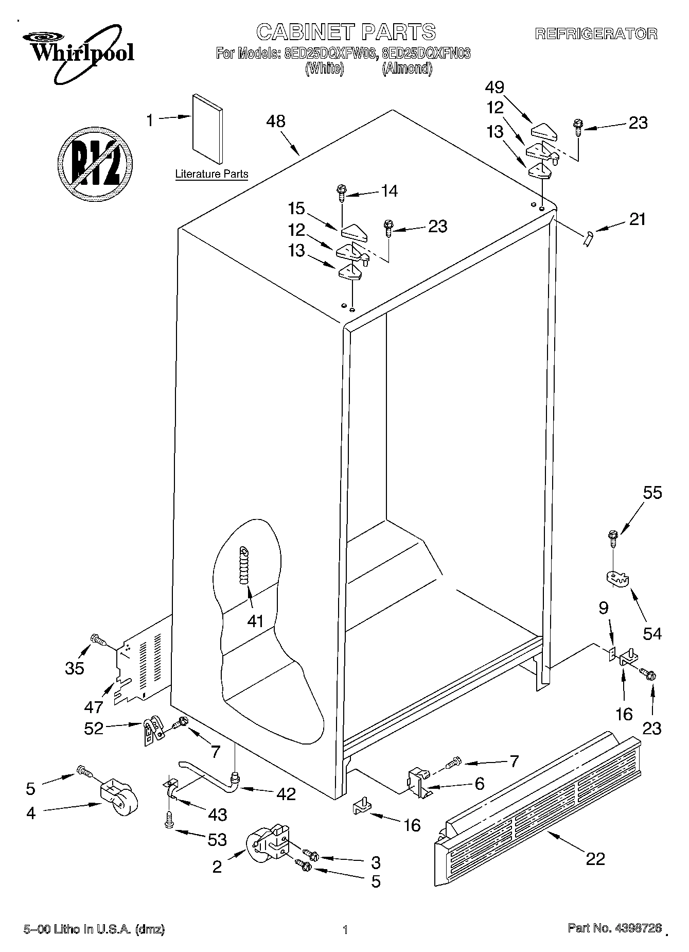 01 - CABINET, LITERATURE