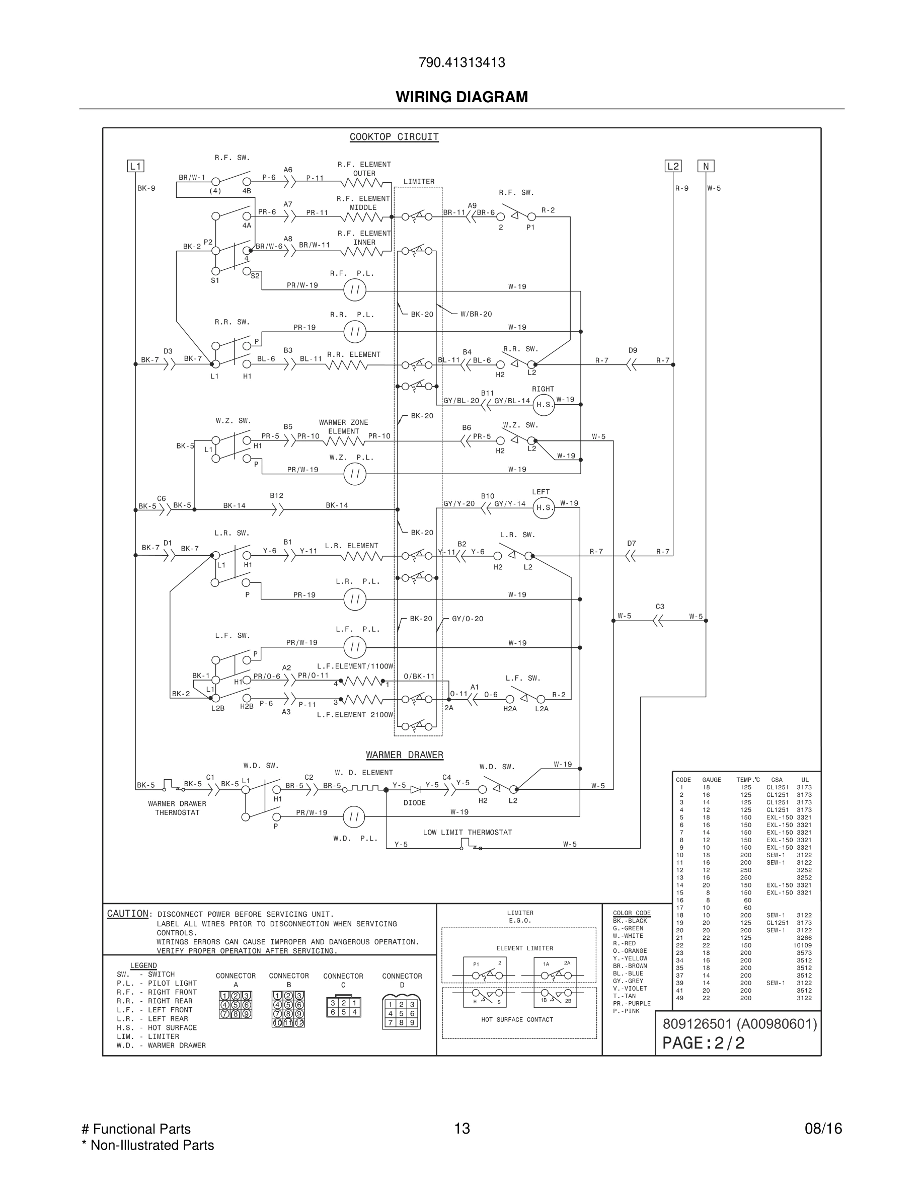 13 - WIRING DIAGRAM