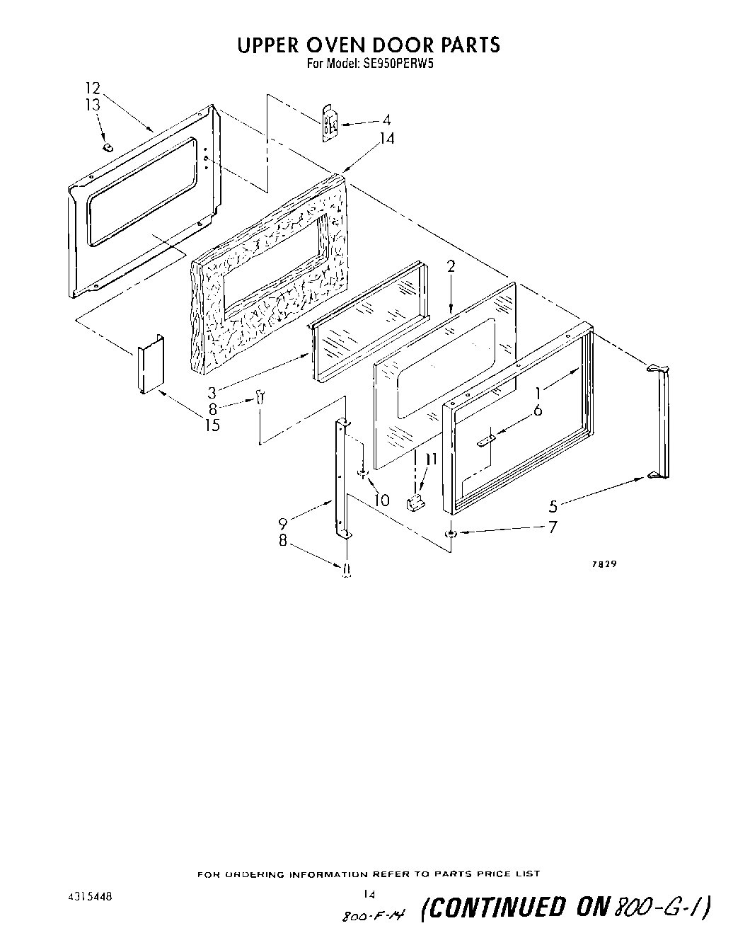 09 - UPPER OVEN DOOR