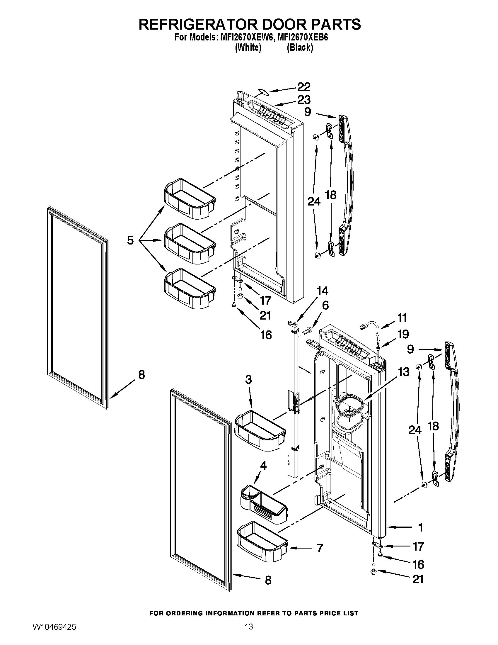 07 - REFRIGERATOR DOOR PARTS