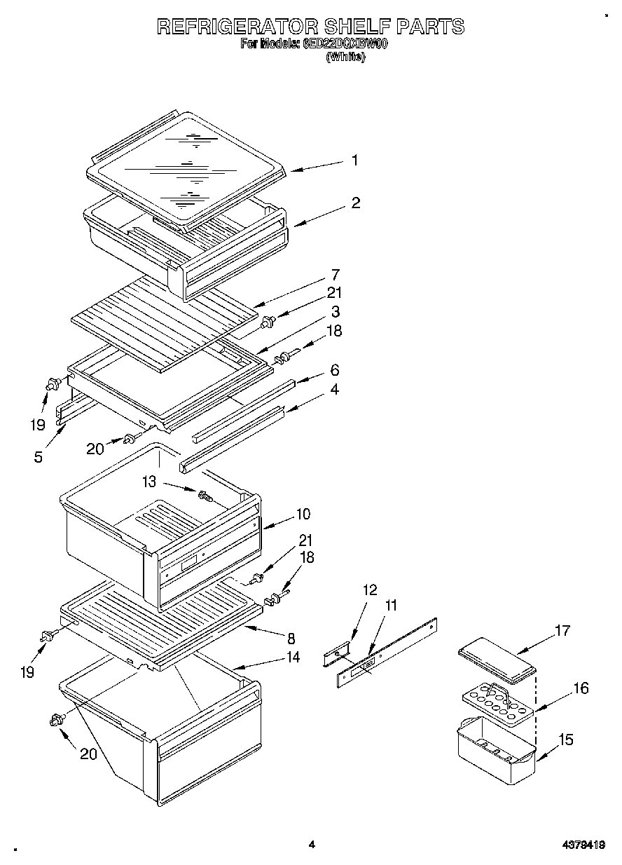 03 - REFRIGERATOR SHELF