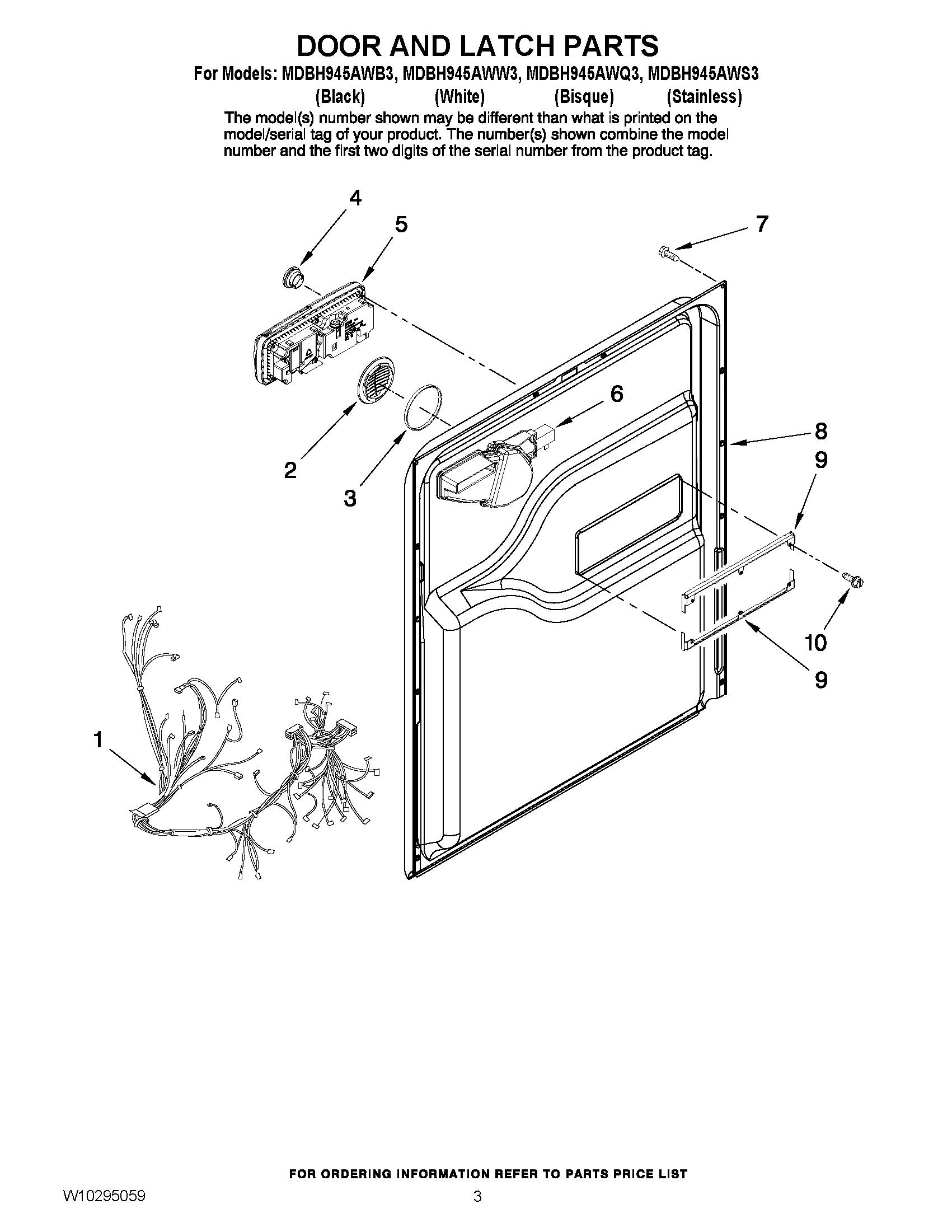 03 - DOOR AND LATCH PARTS