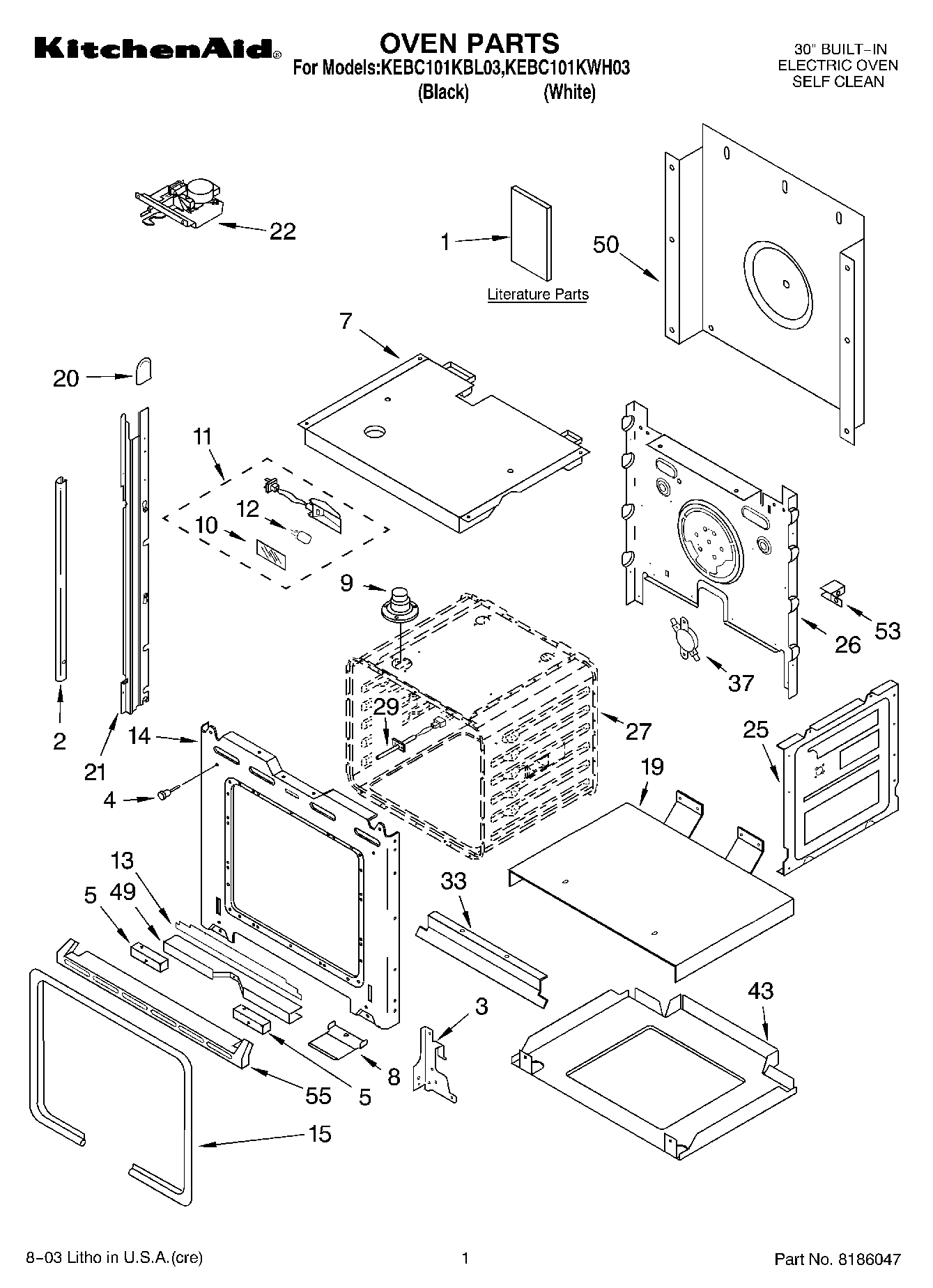 01 - OVEN PARTS