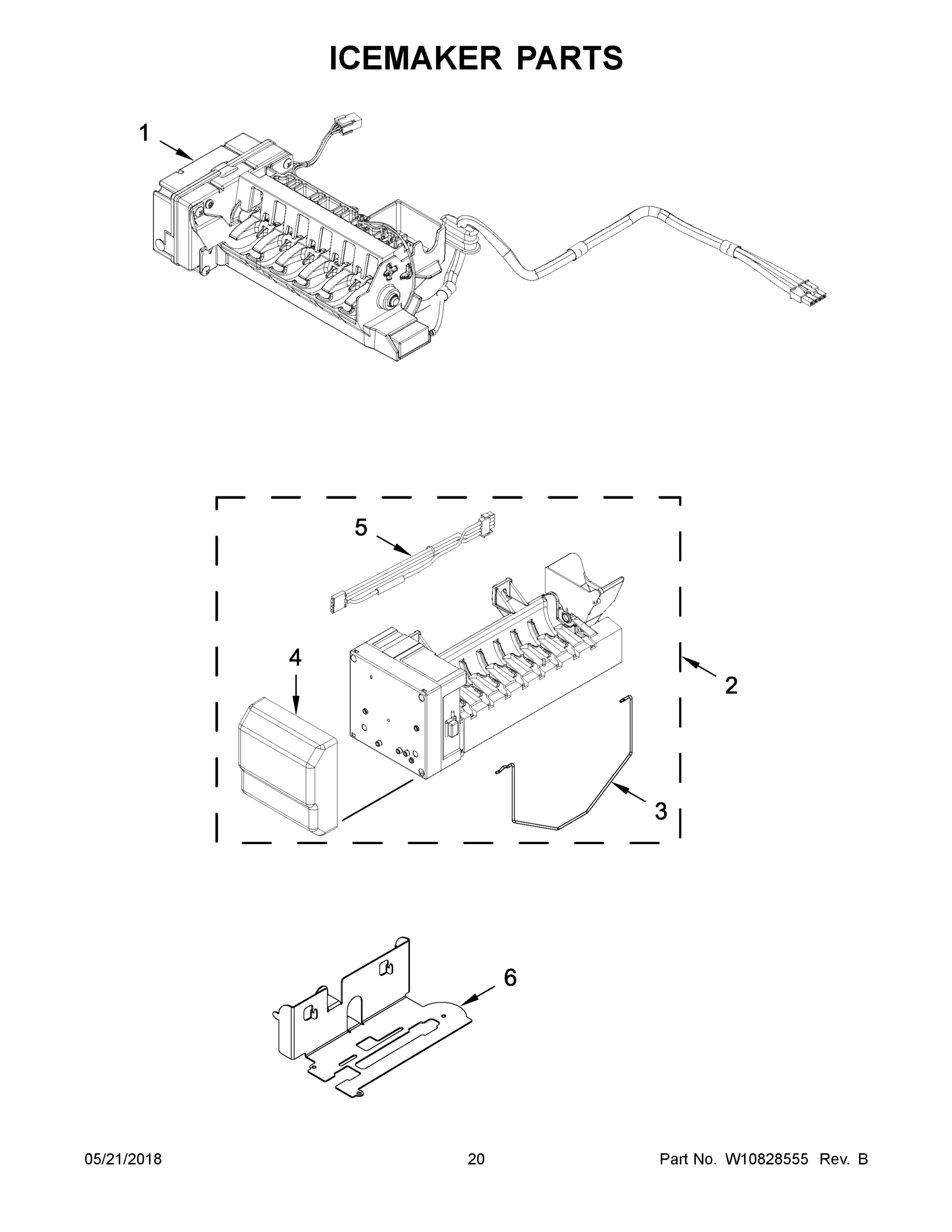 11 - ICEMAKER PARTS