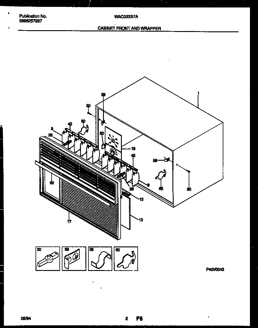 02 - CABINET FRONT AND WRAPPER