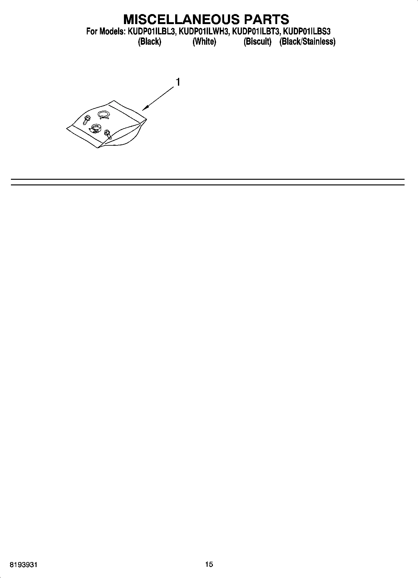 12 - MISCELLANEOUS PARTS OPTIONAL PARTS (NOT INCLUDED)