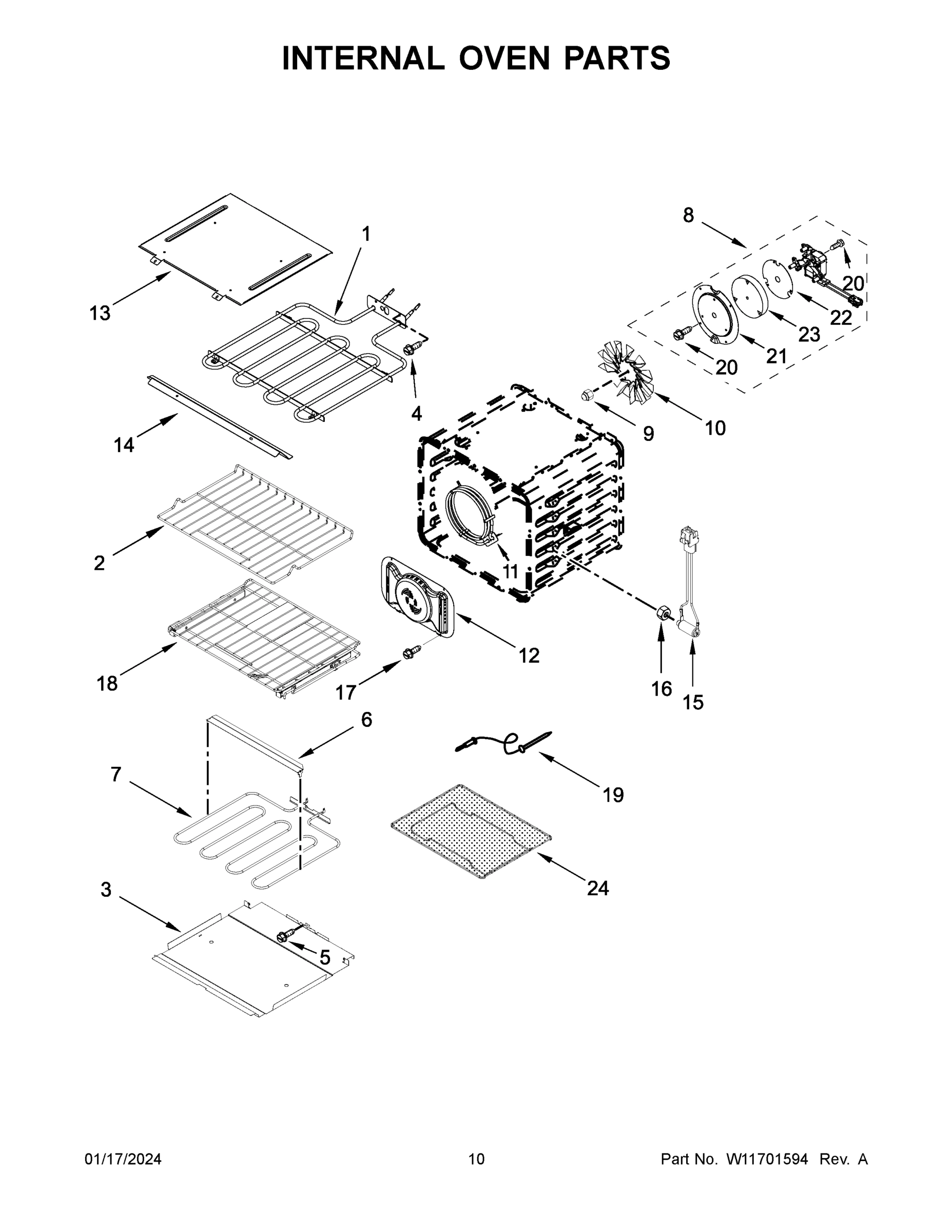 06 - INTERNAL OVEN PARTS