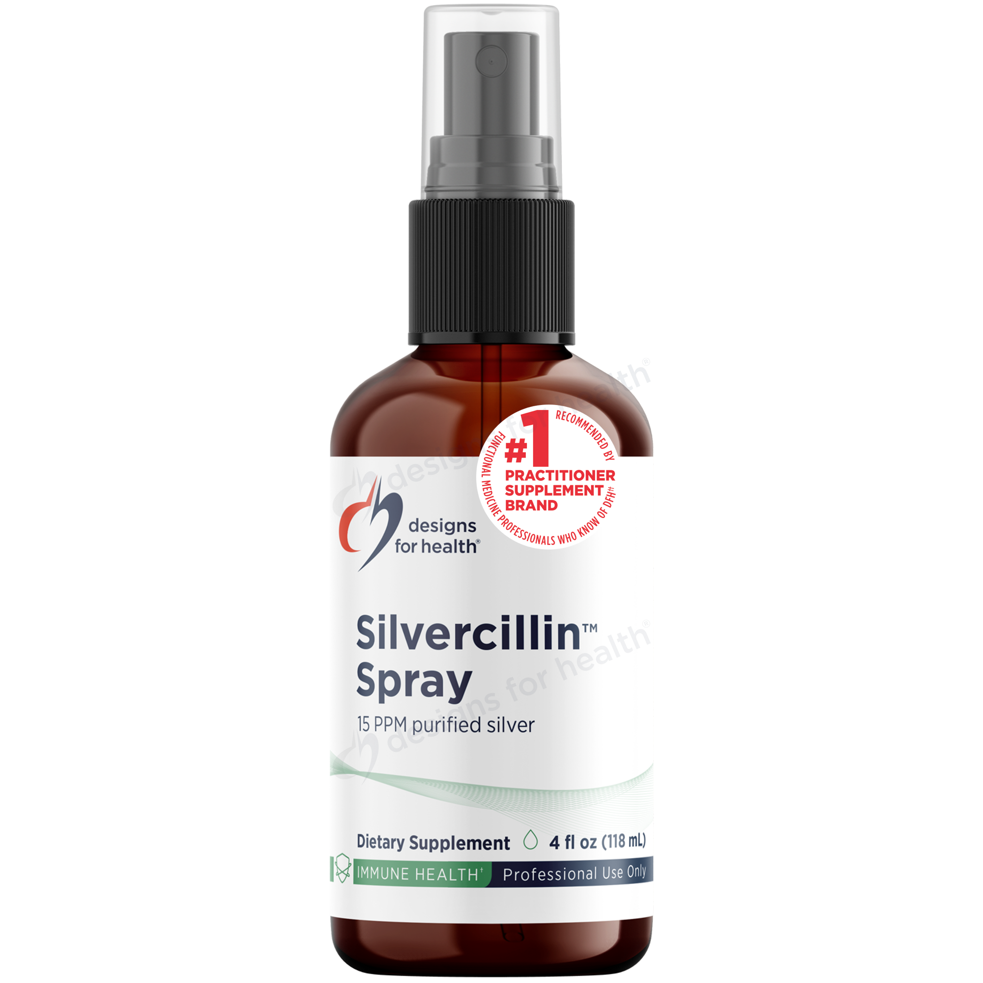 Silvercillin Spray Designs for Health supplement