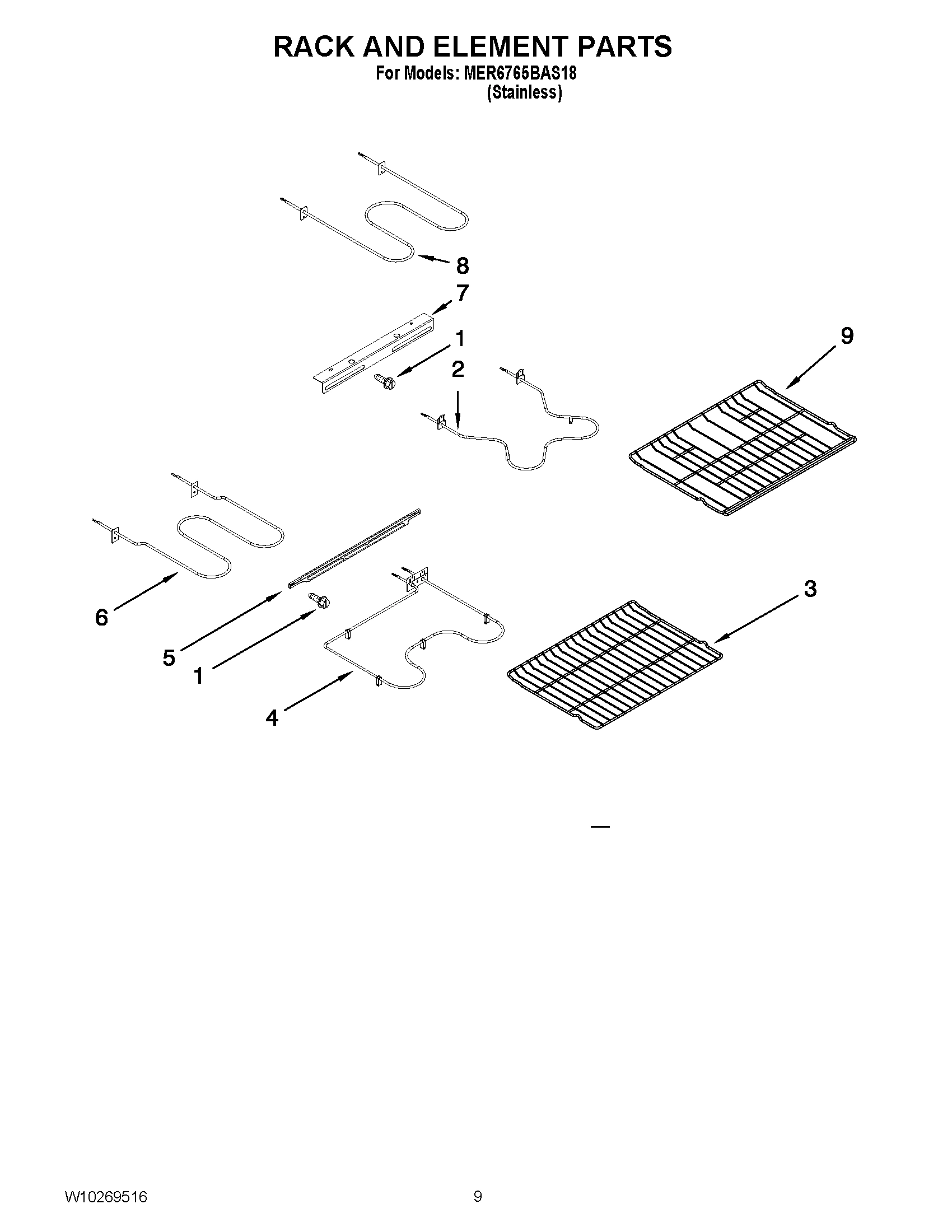 06 - RACK AND ELEMENT PARTS