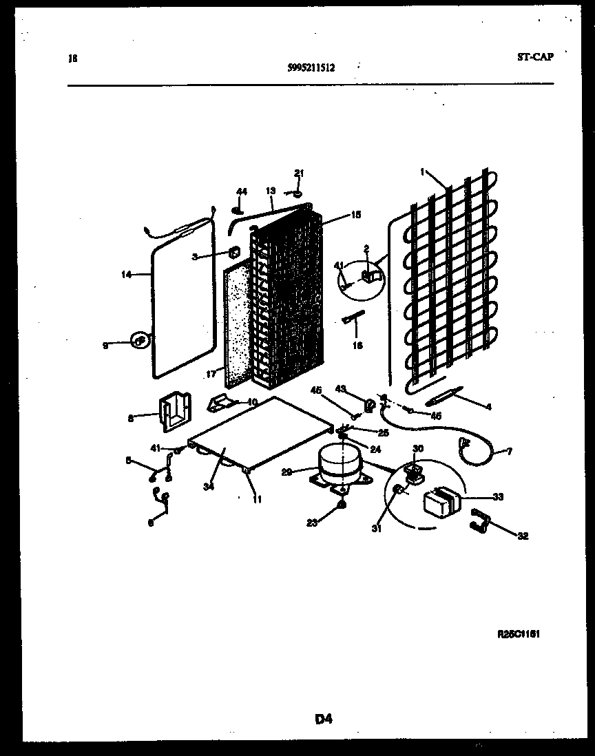 10 - SYSTEM AND AUTOMATIC DEFROST PARTS