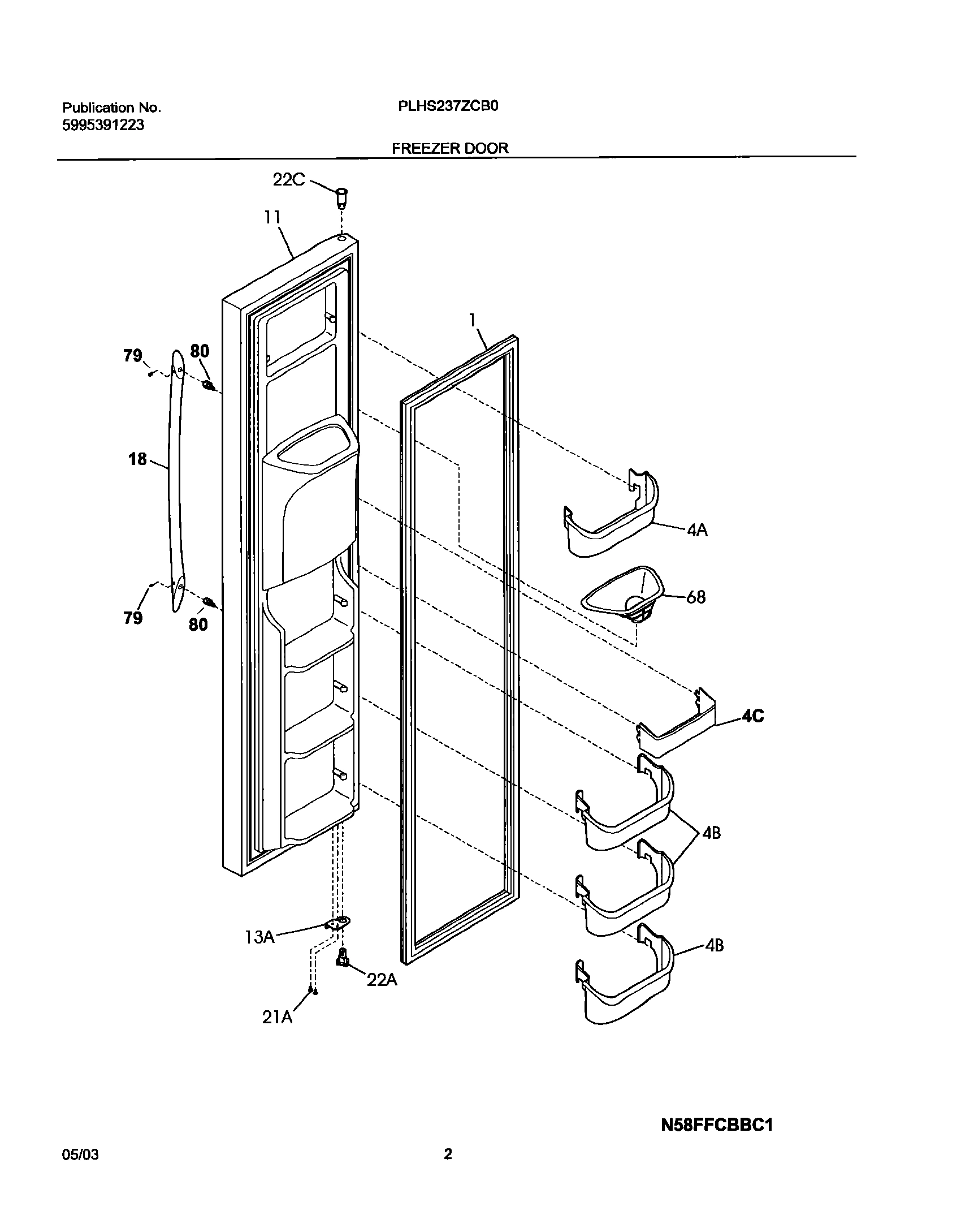 03 - FREEZER DOOR