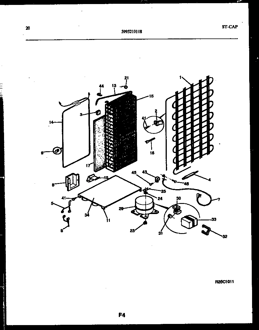 11 - SYSTEM AND AUTOMATIC DEFROST PARTS