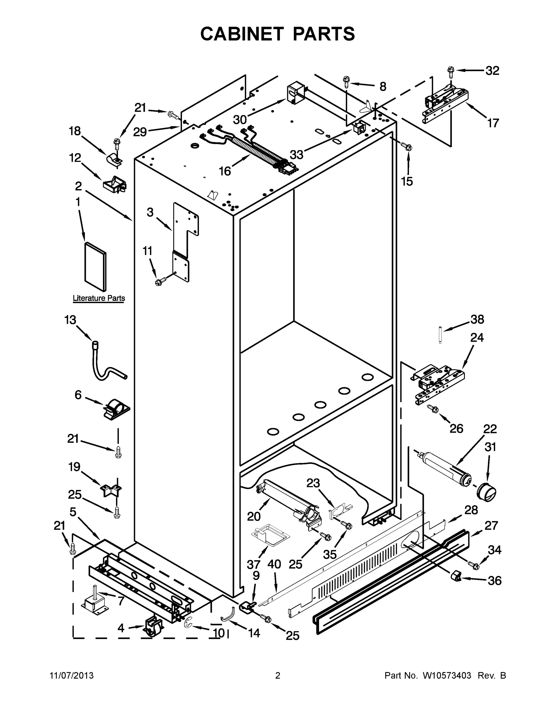 02 - CABINET PARTS
