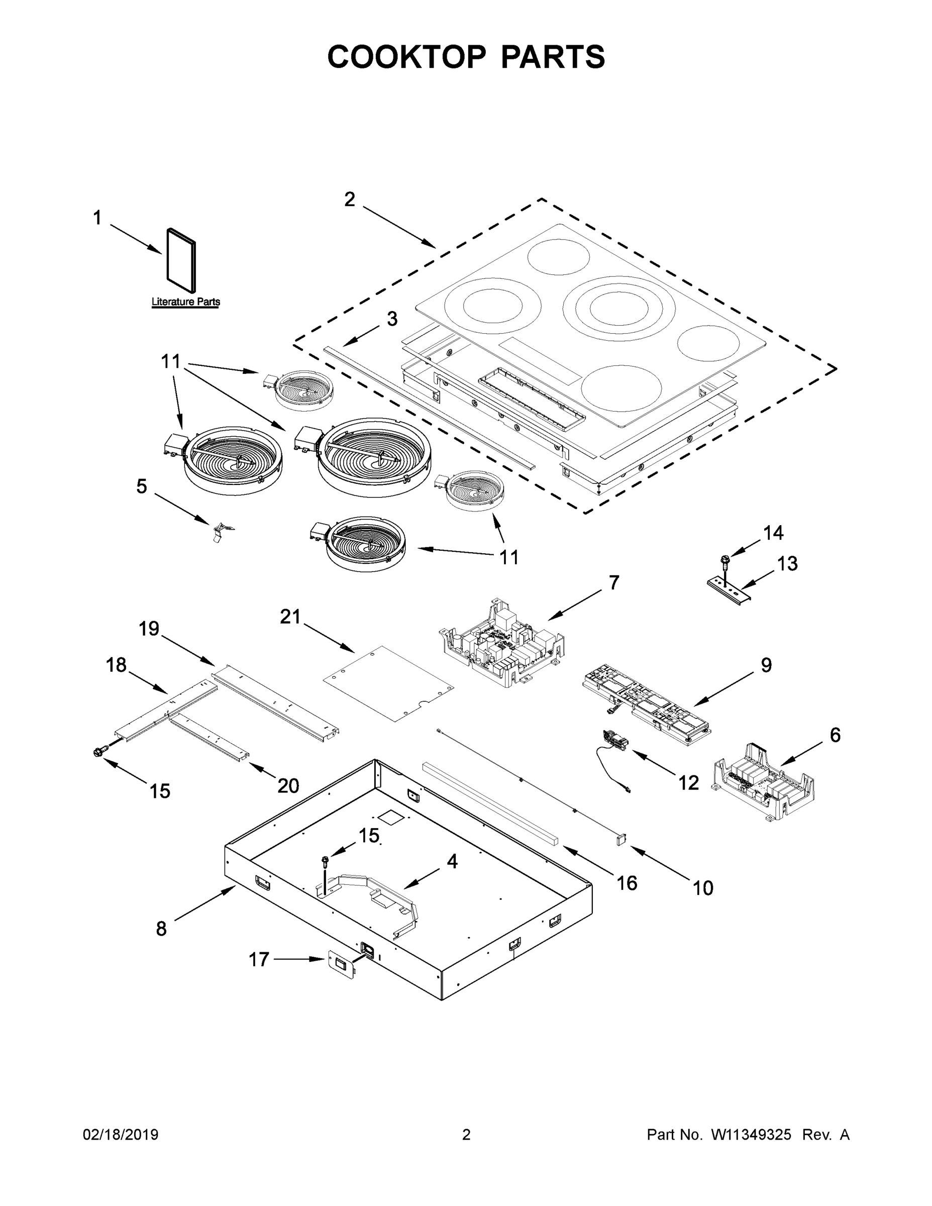 02 - COOKTOP PARTS