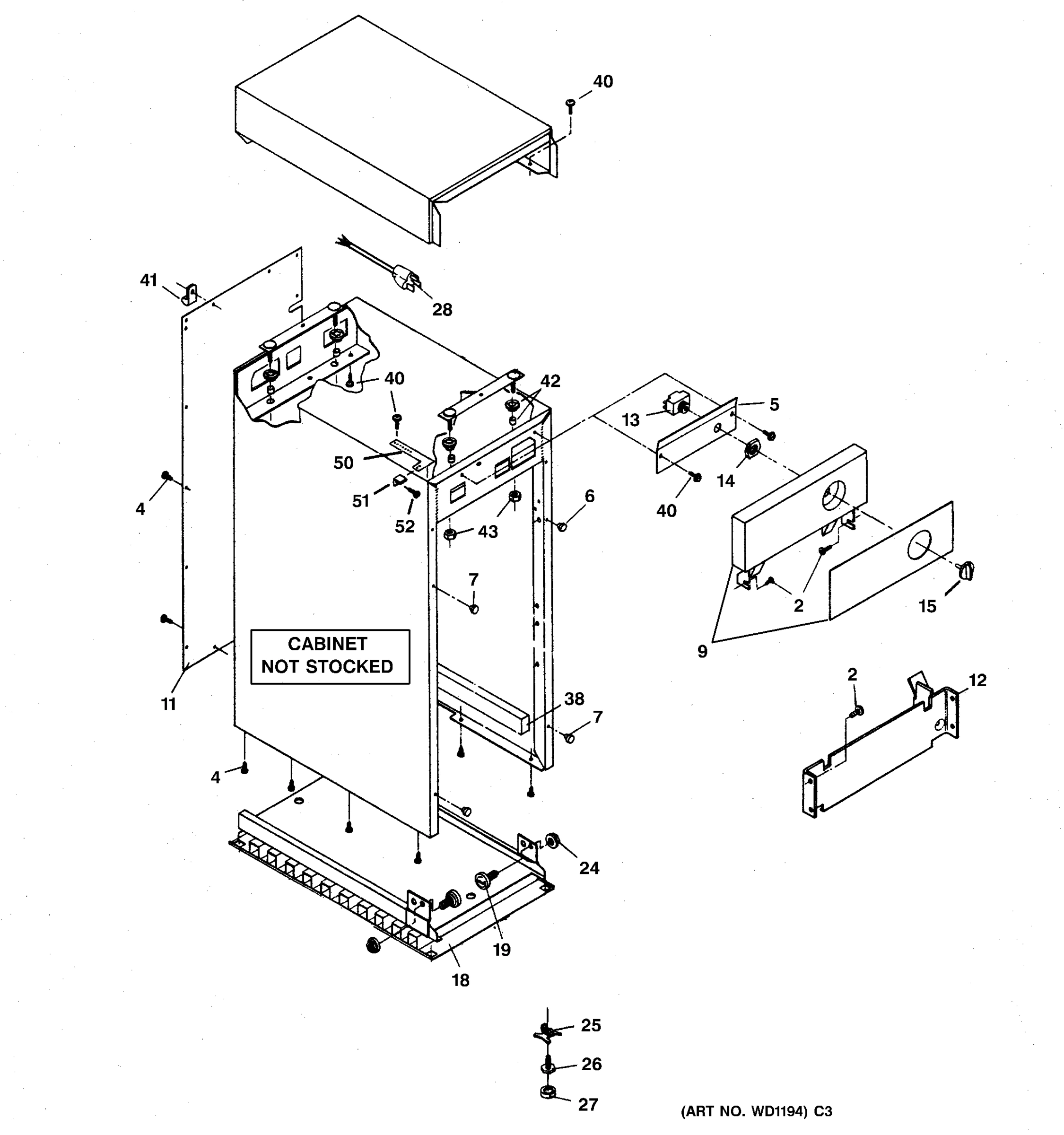 CABINET & CONTROL PARTS