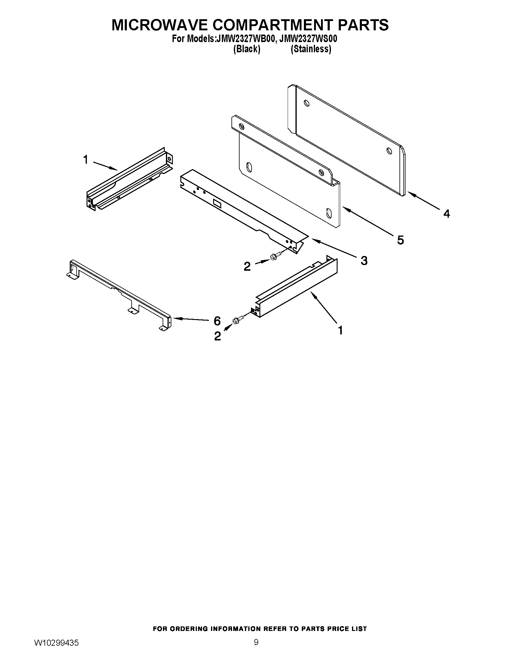 06 - MICROWAVE COMPARTMENT PARTS