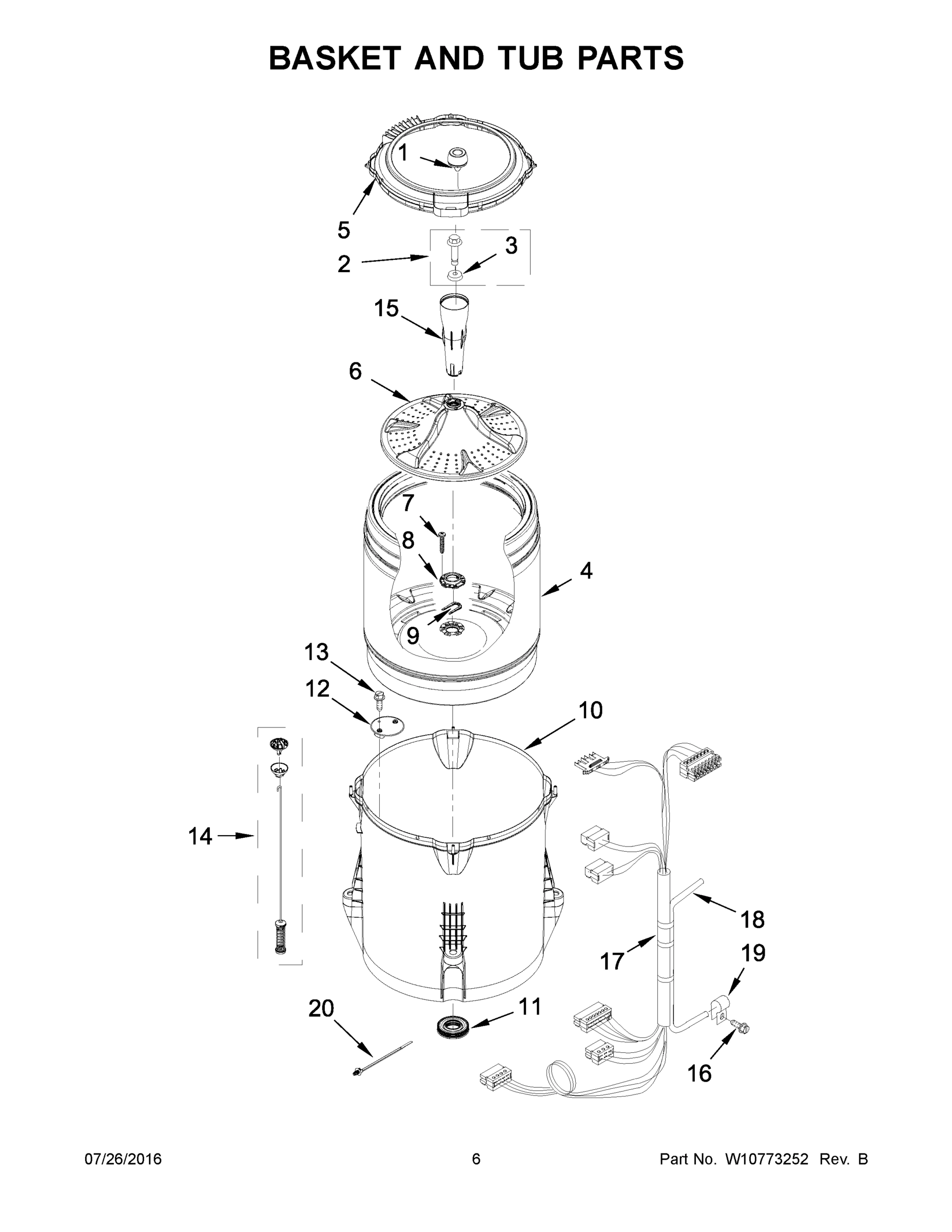 04 - BASKET AND TUB PARTS