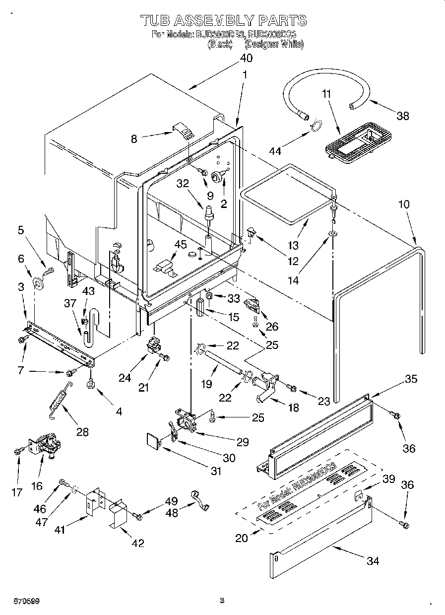 03 - TUB ASSEMBLY