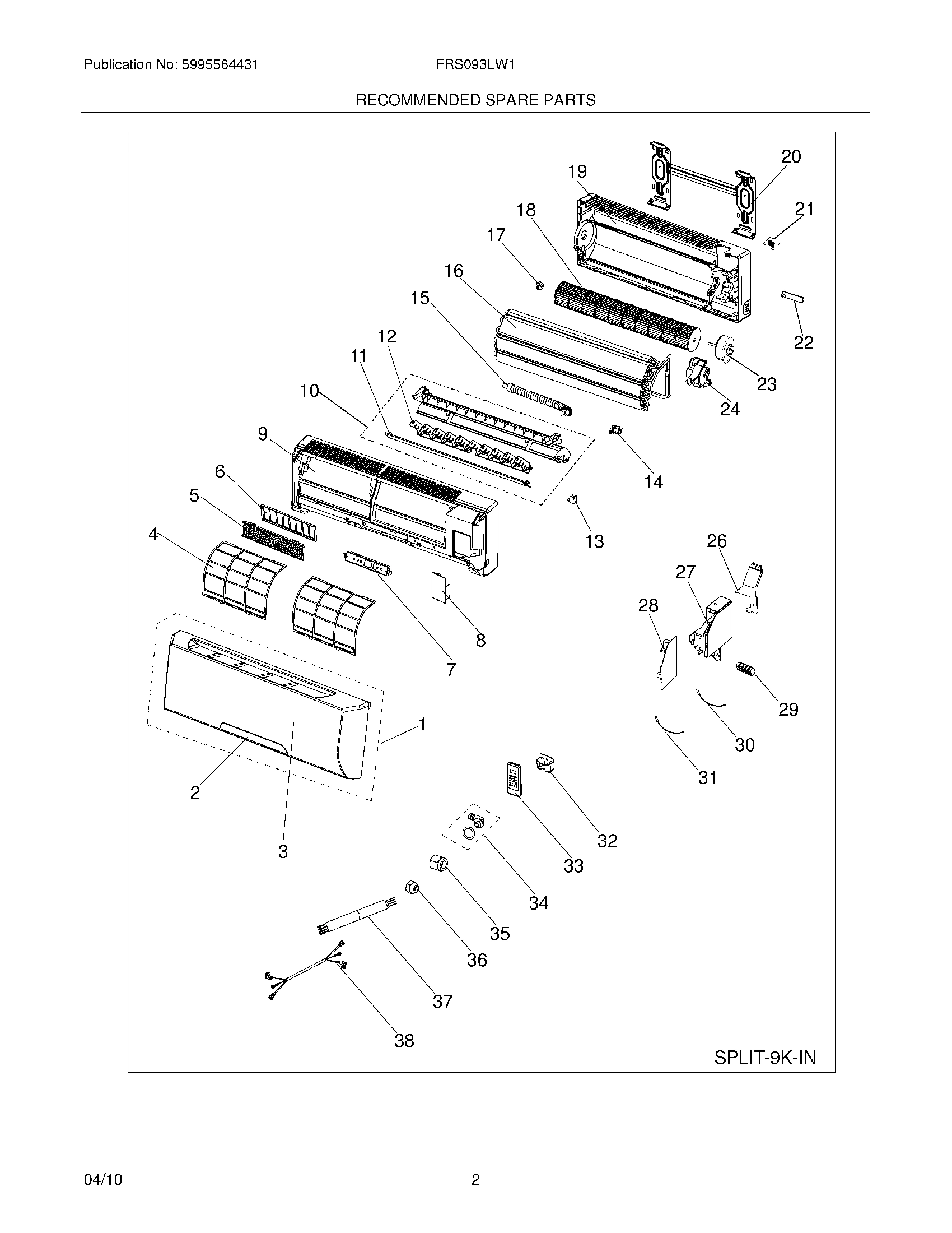 03 - RECOMMENDED SPARE PARTS
