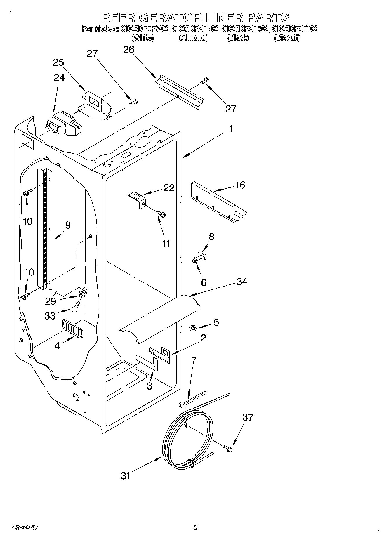 02 - REFRIGERATOR LINER