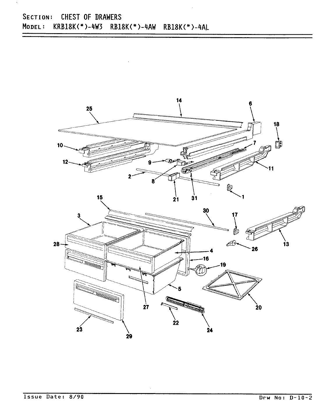 01 - CHEST OF DRAWERS