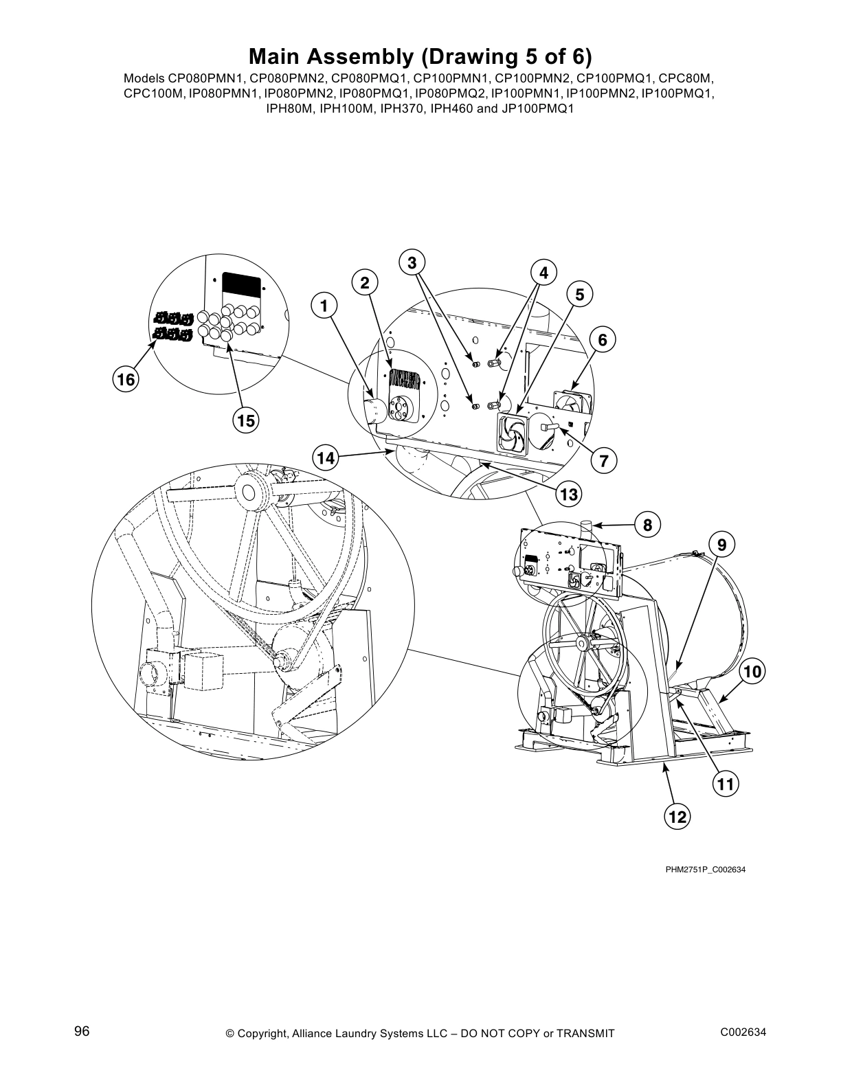 Main Assembly (Drawing 5 of 6)