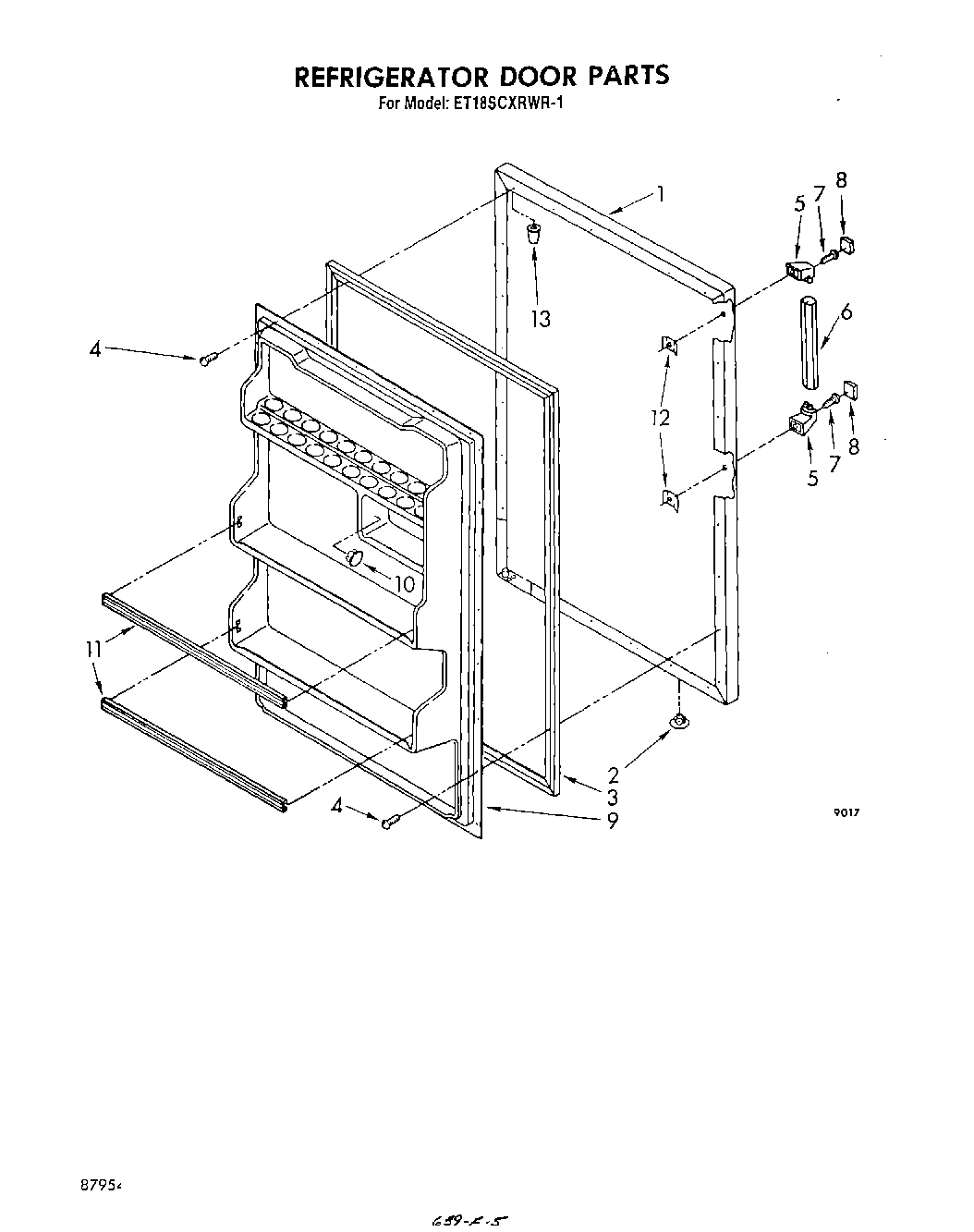 08 - REFRIGERATOR DOOR, NOT ILLUSTRATED