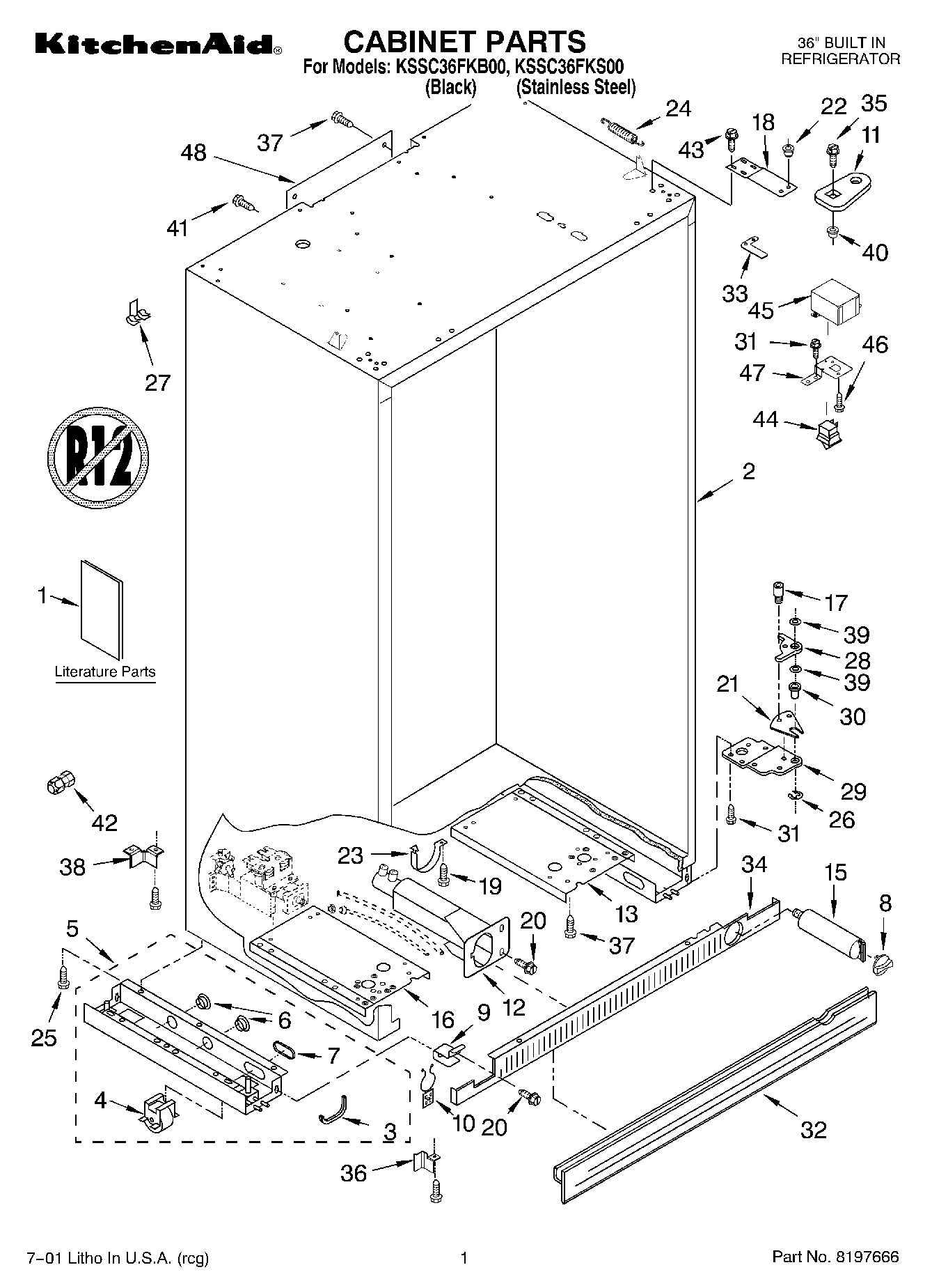 01 - CABINET, LITERATURE