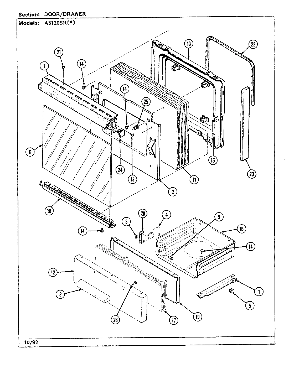 04 - DOOR/DRAWER (A3120SR)