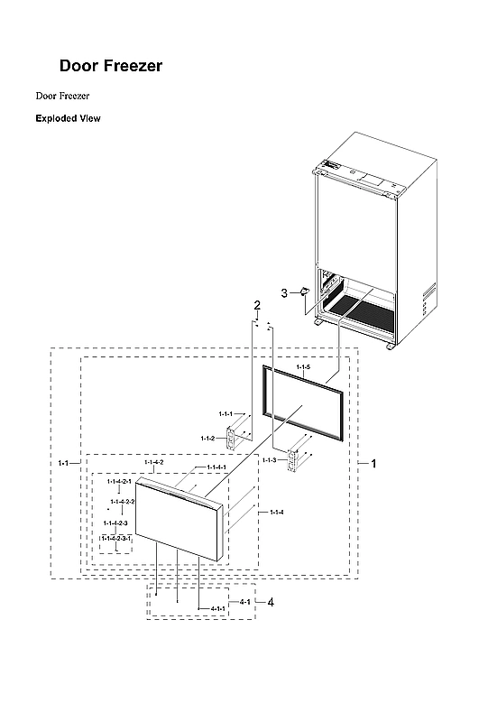 Freezer Door Parts
