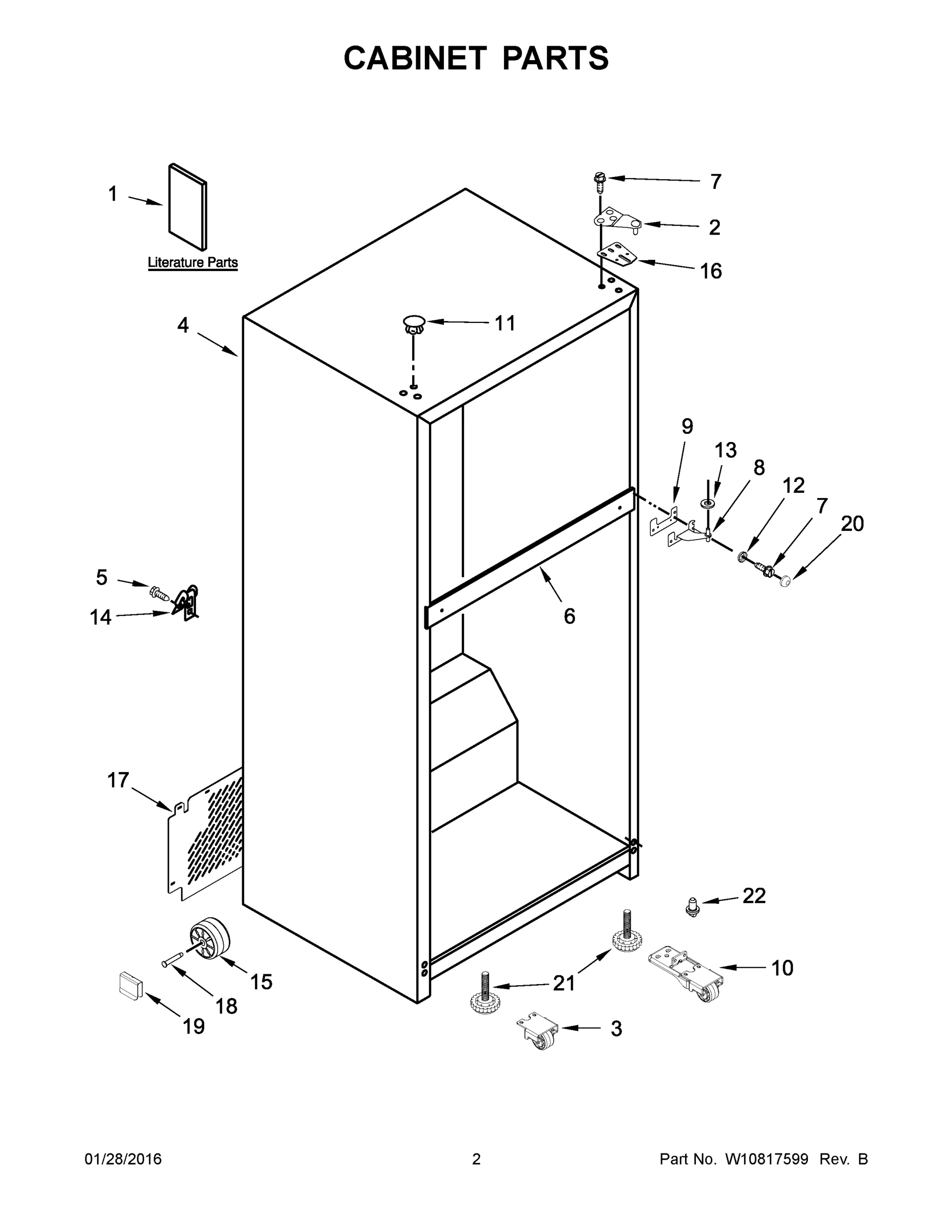 02 - CABINET PARTS