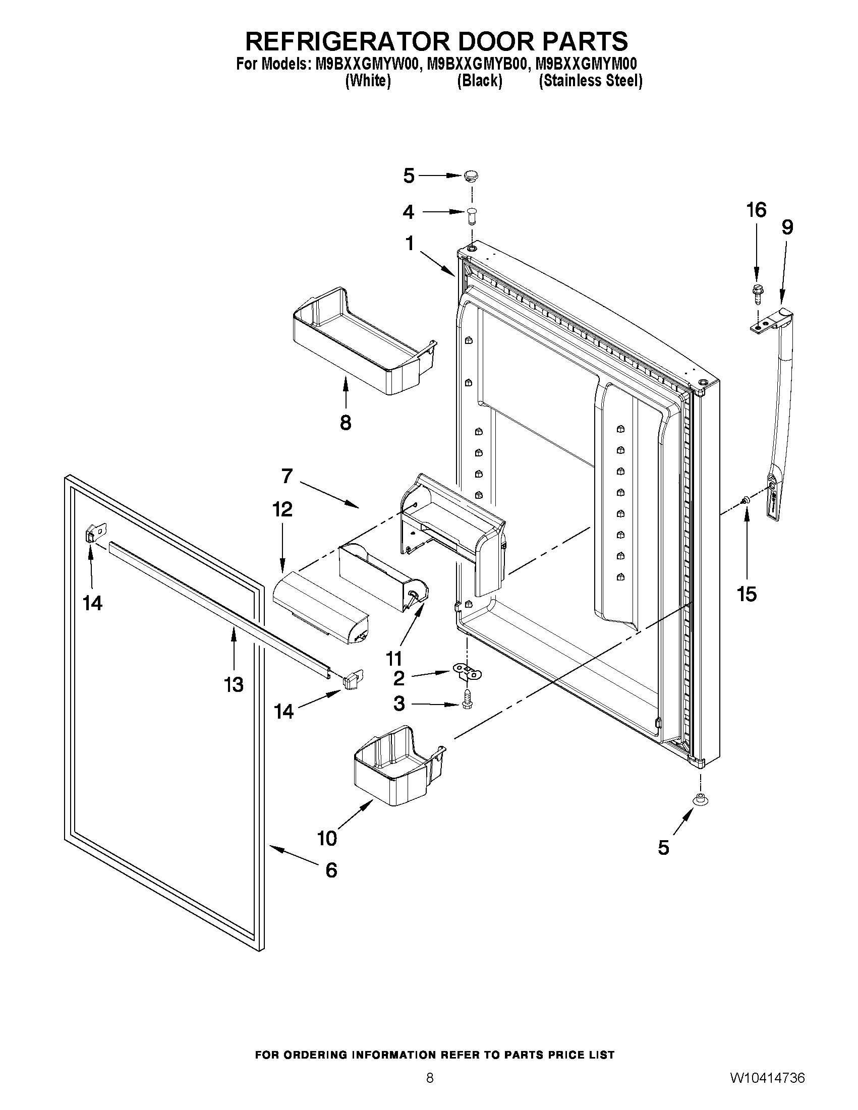 05 - REFRIGERATOR DOOR PARTS