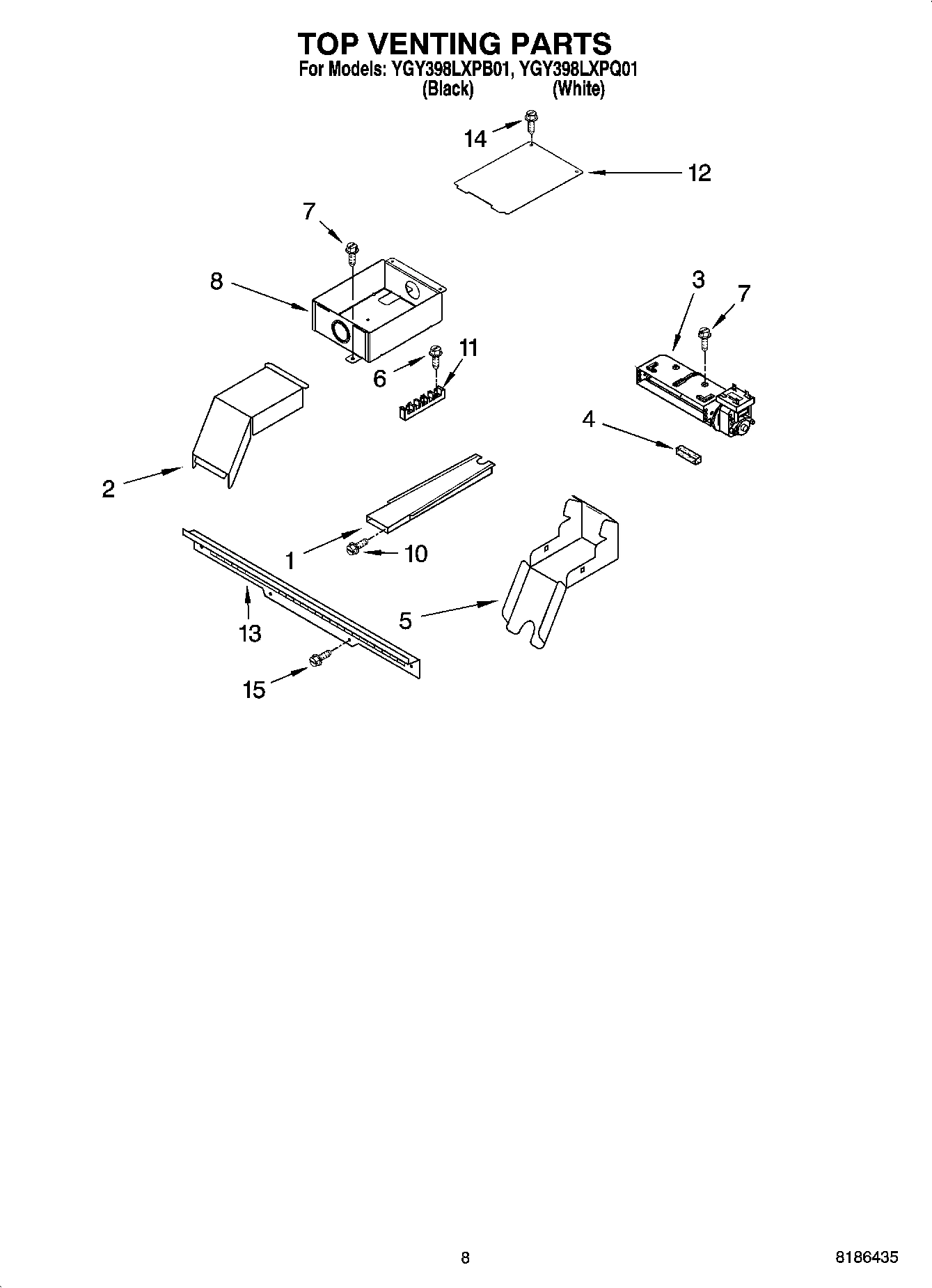 06 - TOP VENTING PARTS, OPTIONAL PARTS (NOT INCLUDED)