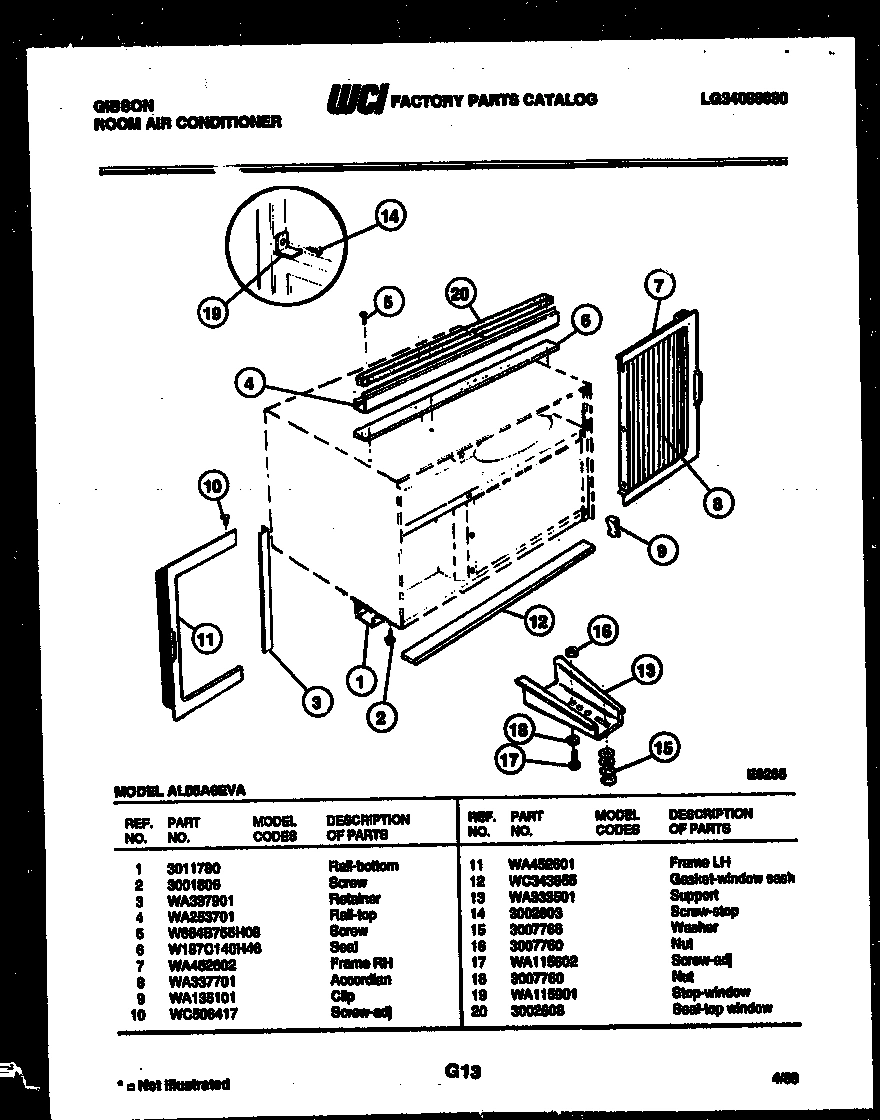 06 - CABINET AND INSTALLATION PARTS