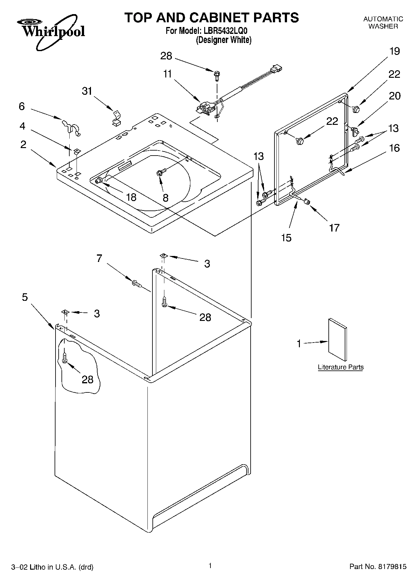 01 - TOP AND CABINET, LITERATURE