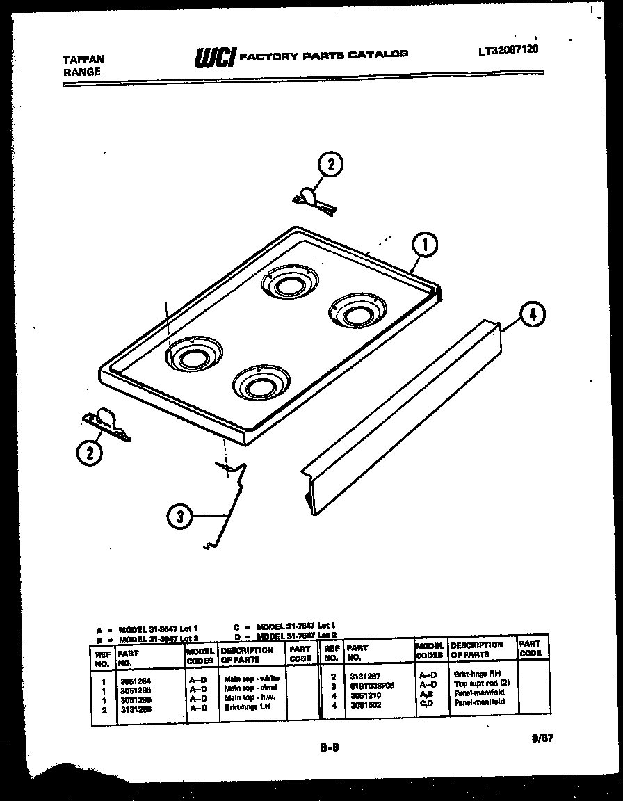 03 - COOKTOP PARTS